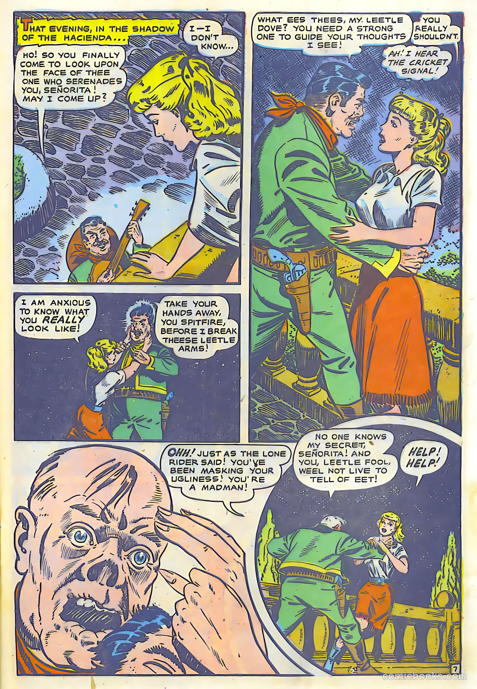 The Lone Rider #6 (1950) — page 8 of 30