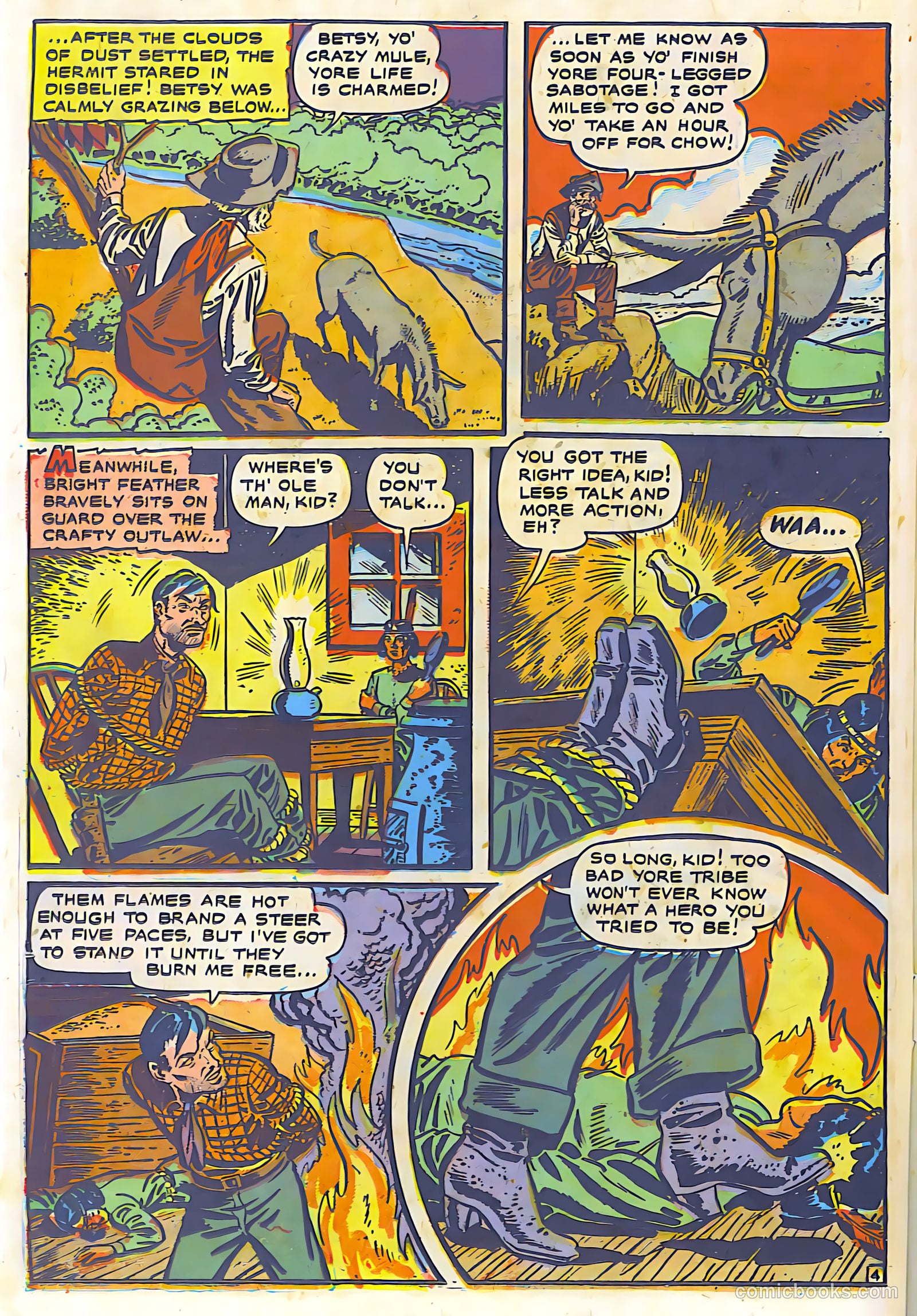 The Lone Rider #6 (1950) — page 13 of 30