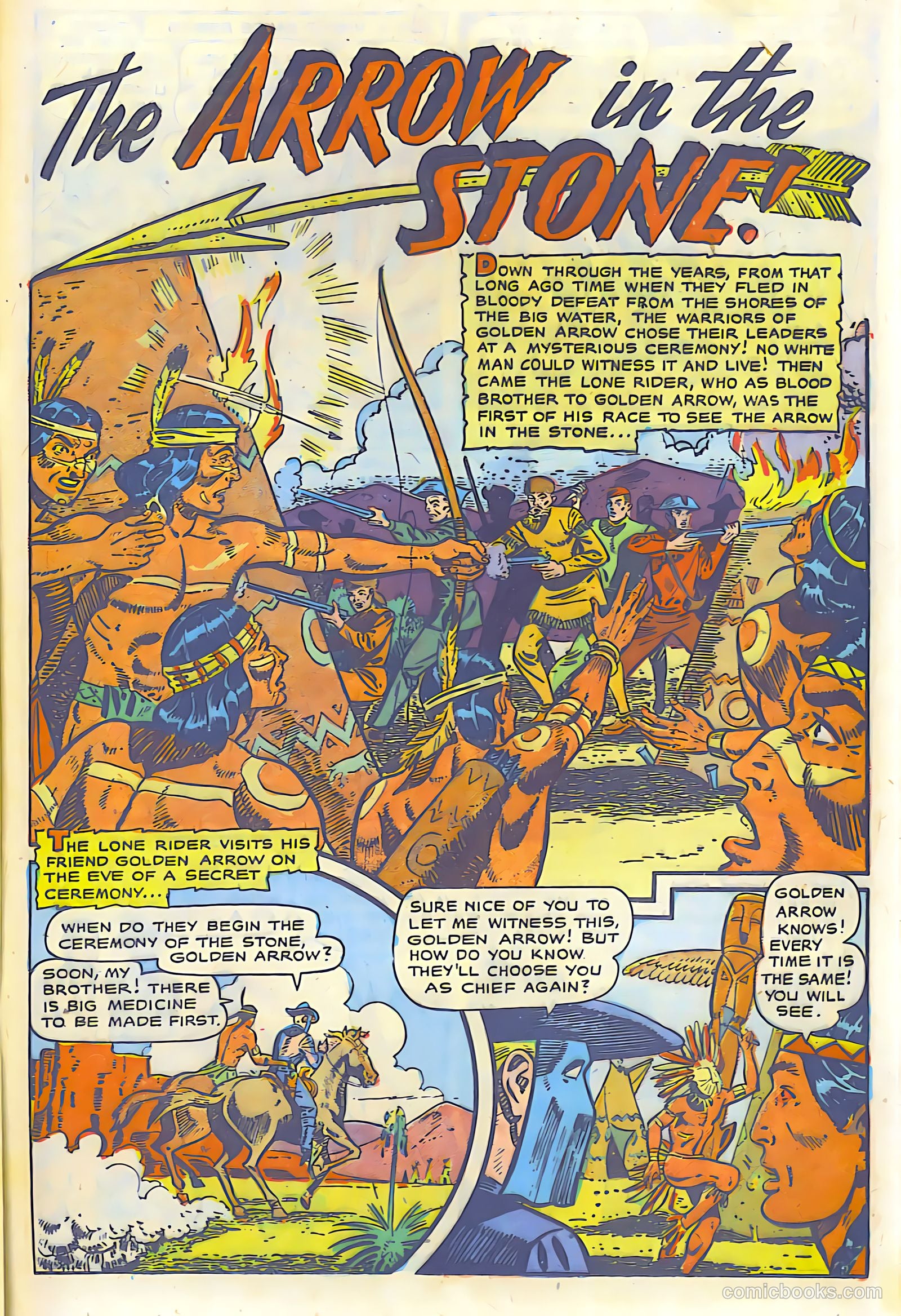 The Lone Rider #6 (1950) — page 17 of 30