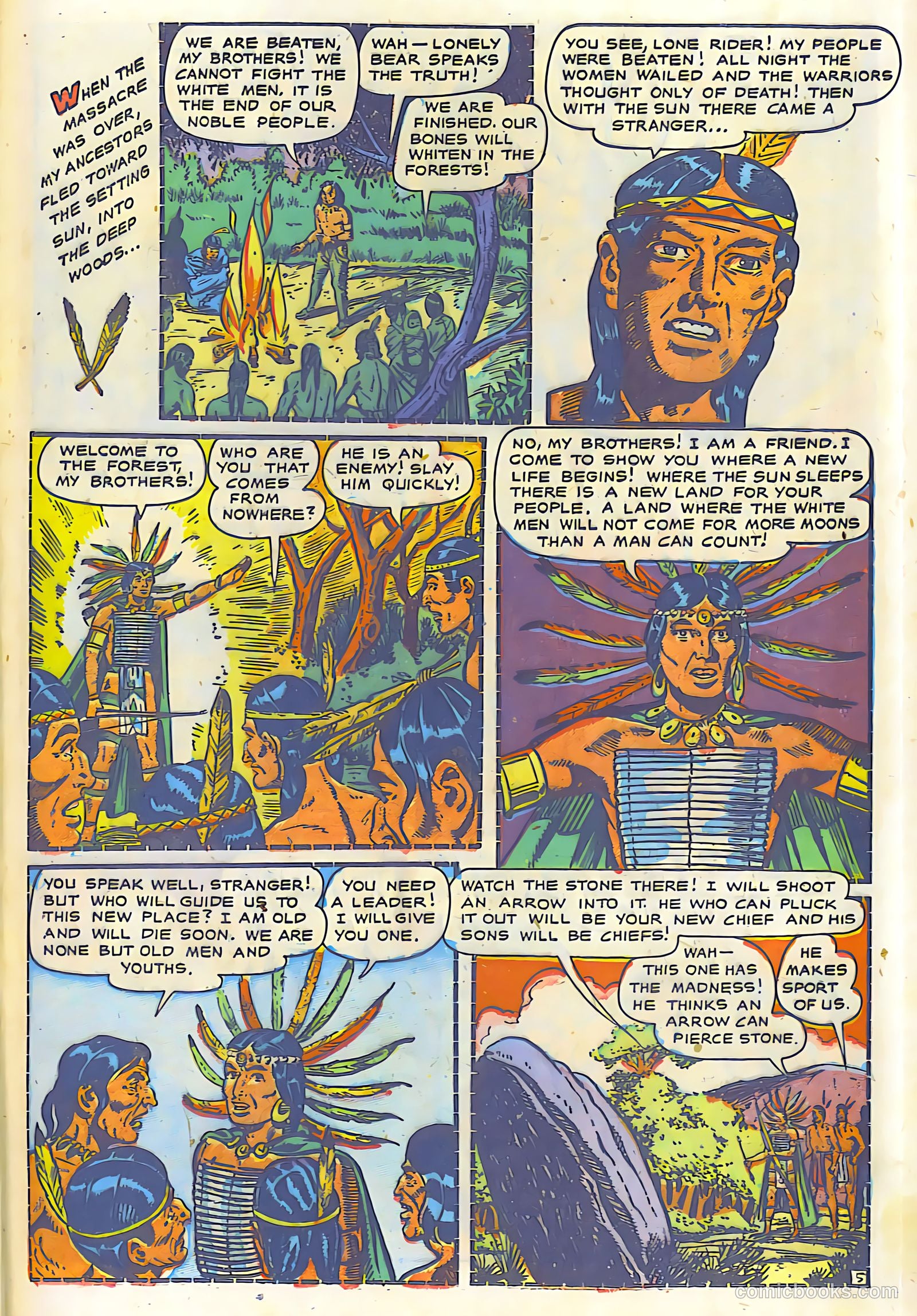The Lone Rider #6 (1950) — page 21 of 30