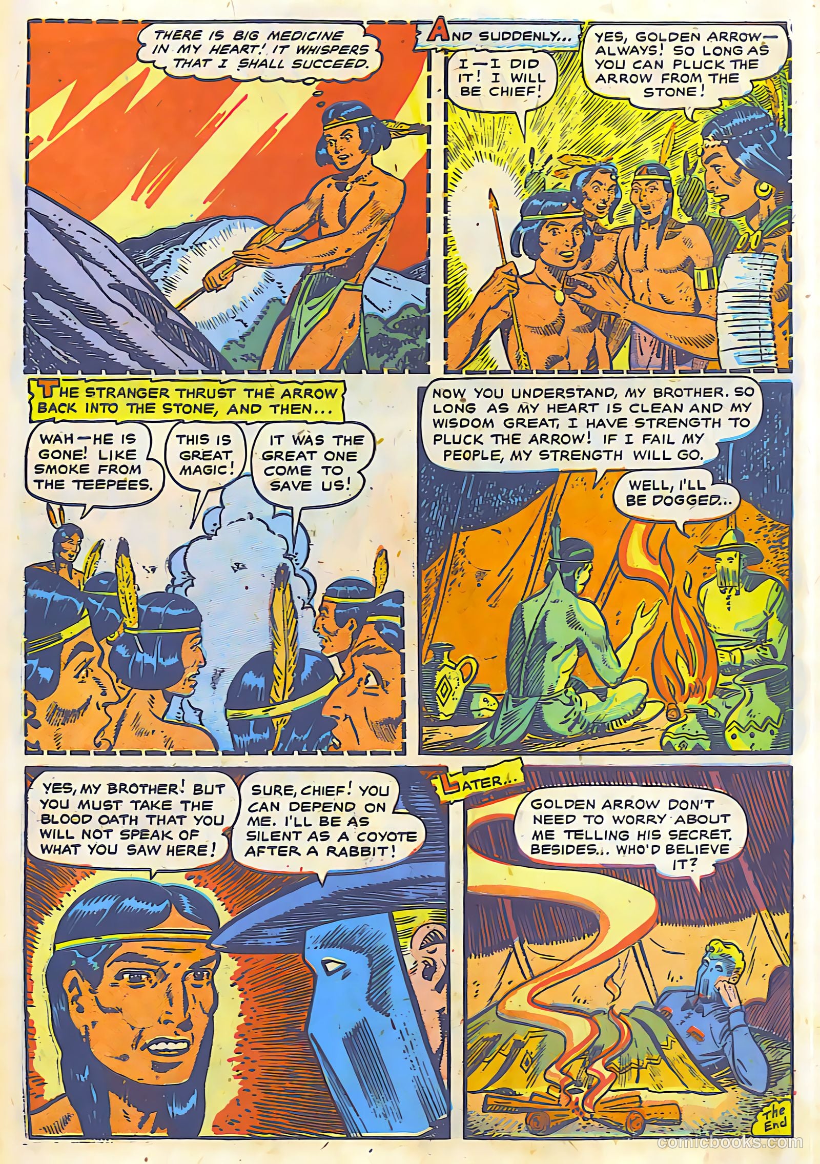 The Lone Rider #6 (1950) — page 23 of 30