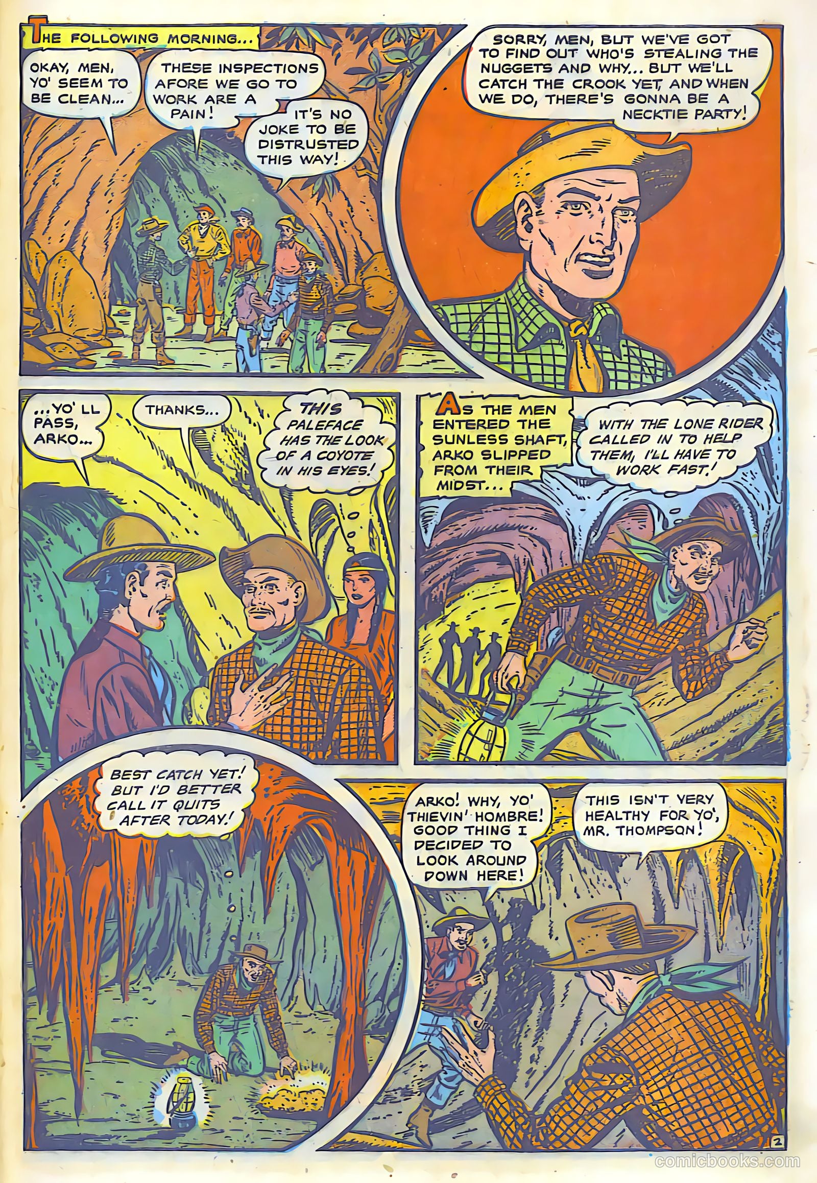 The Lone Rider #6 (1950) — page 25 of 30