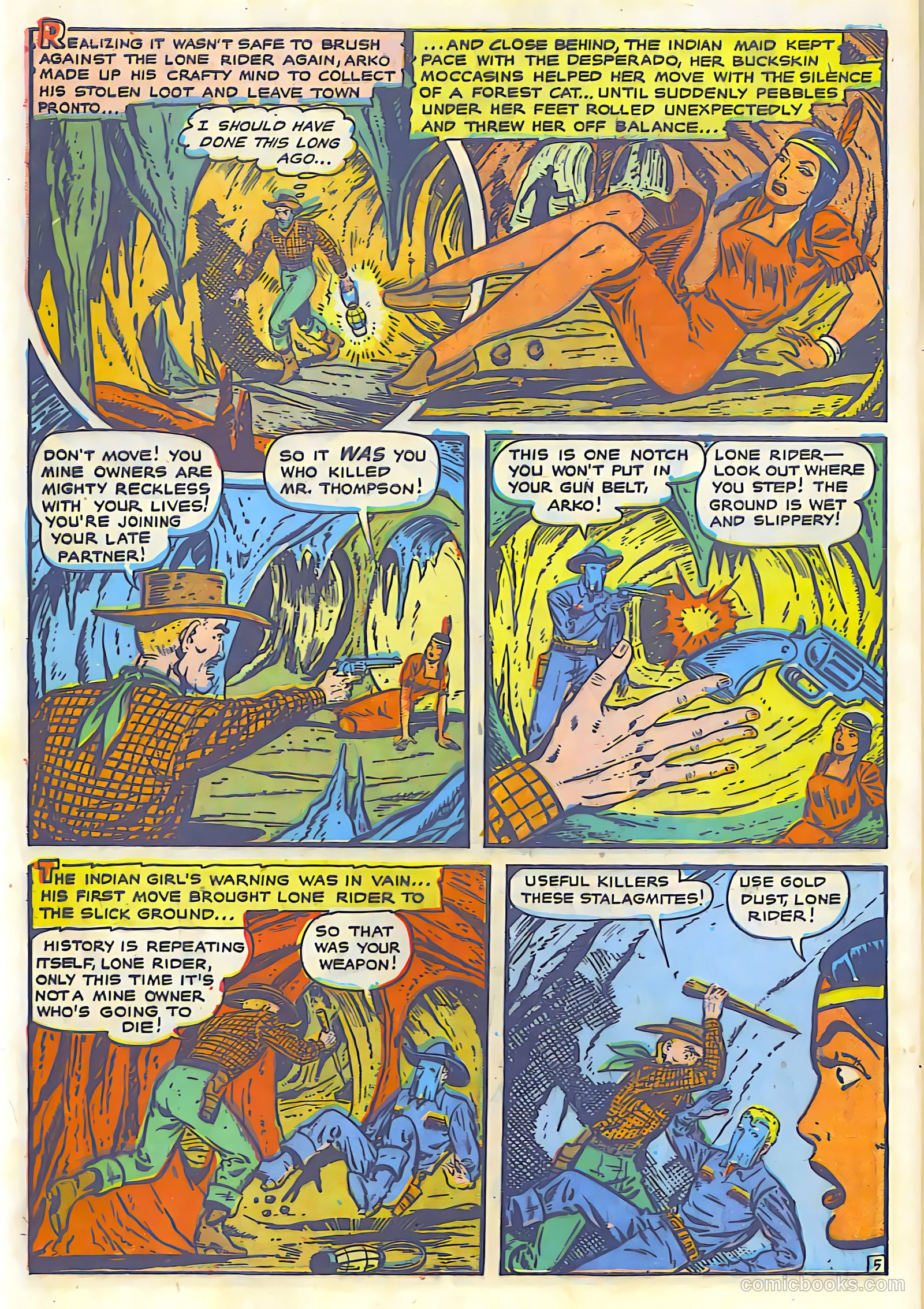 The Lone Rider #6 (1950) — page 28 of 30
