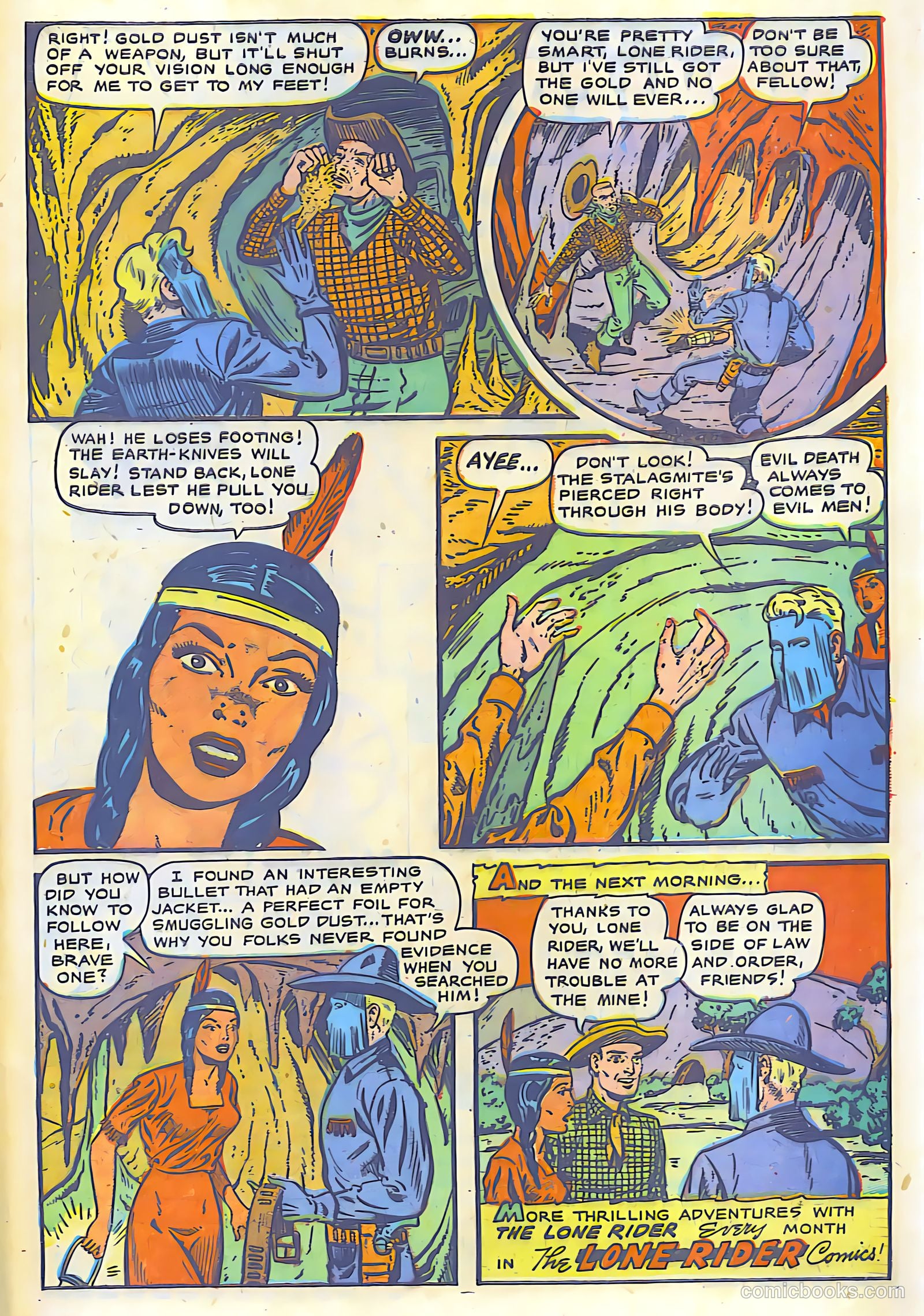 The Lone Rider #6 (1950) — page 29 of 30