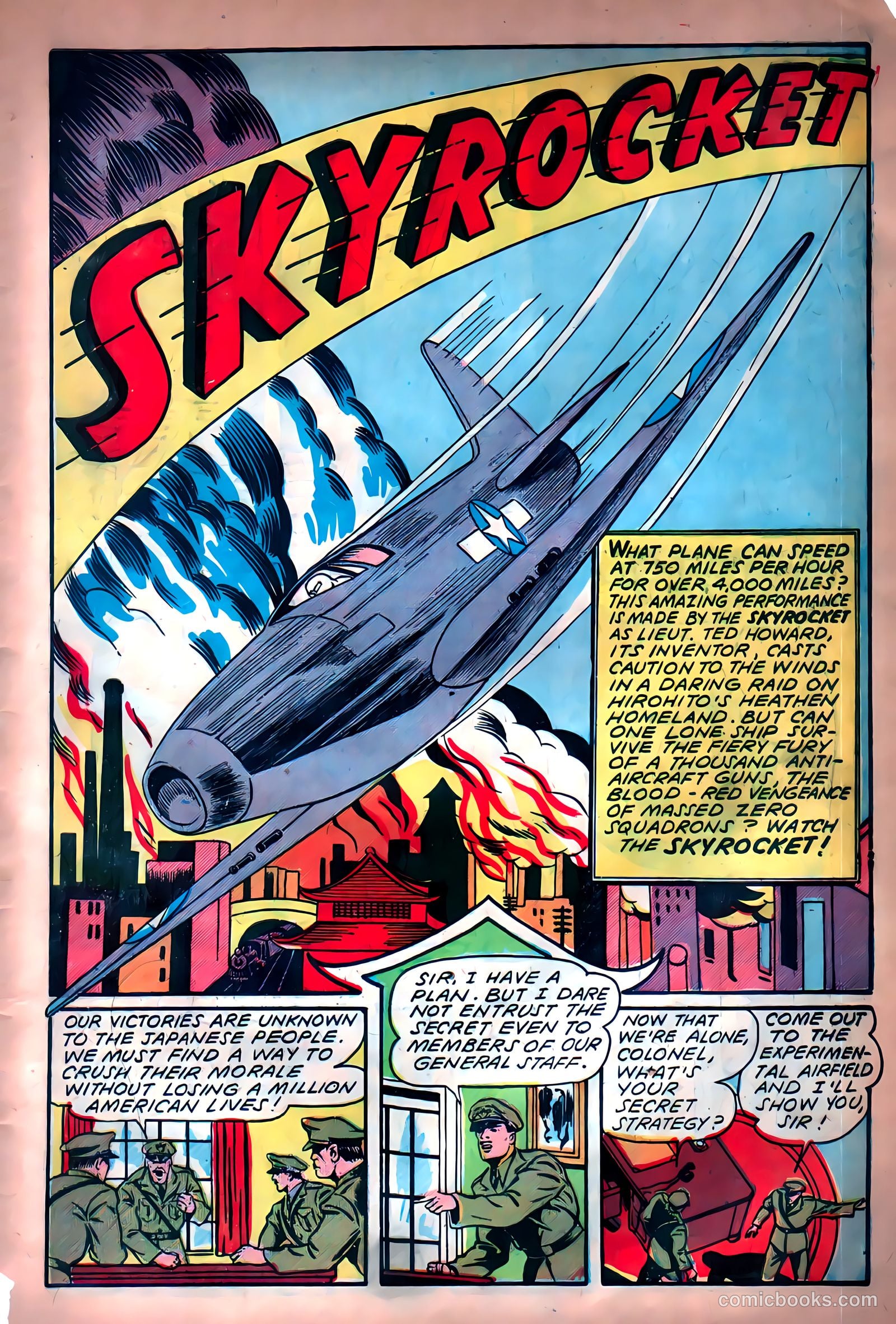 Skyrocket Comics #1 (1944) — page 3 of 53