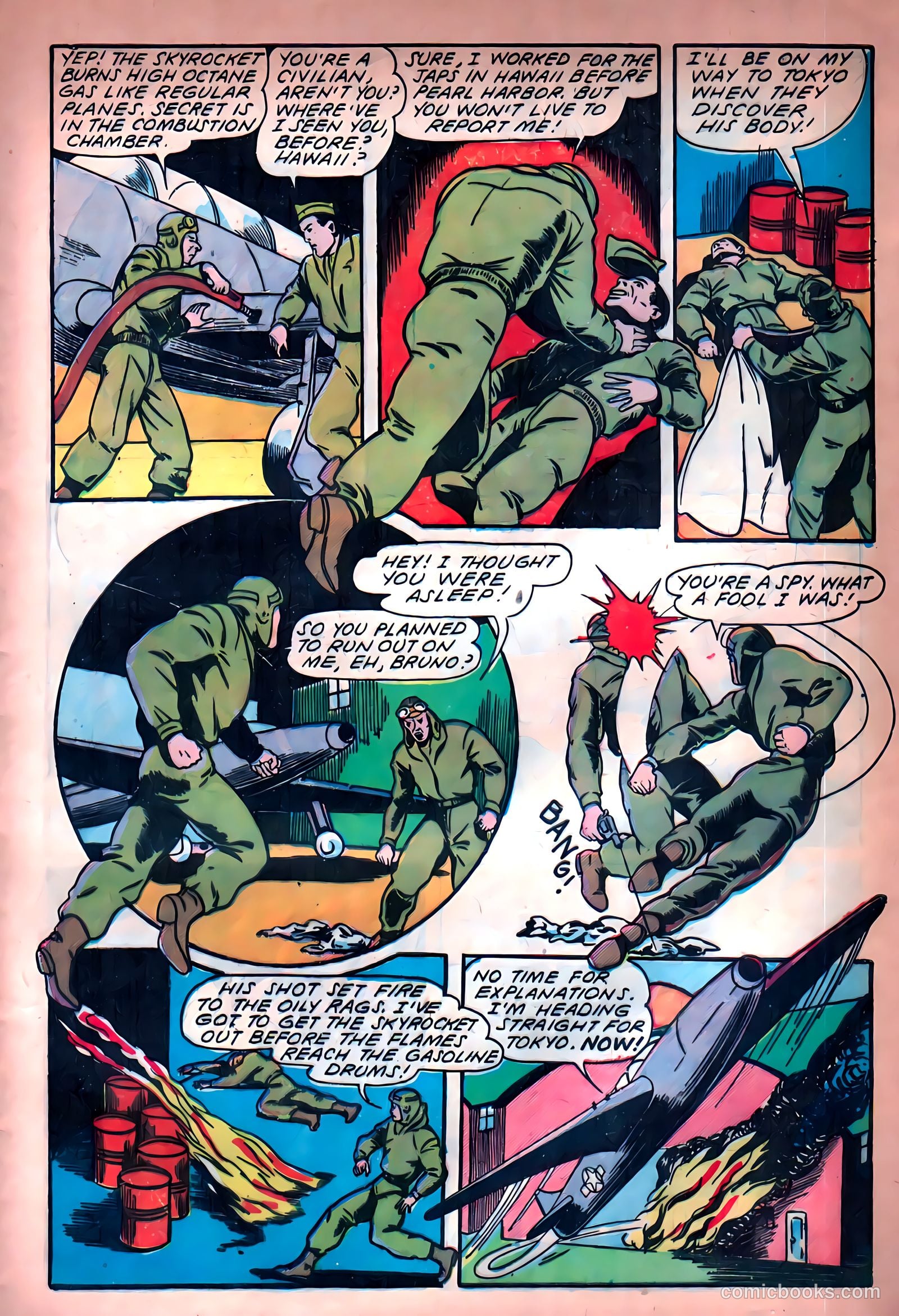 Skyrocket Comics #1 (1944) — page 7 of 53