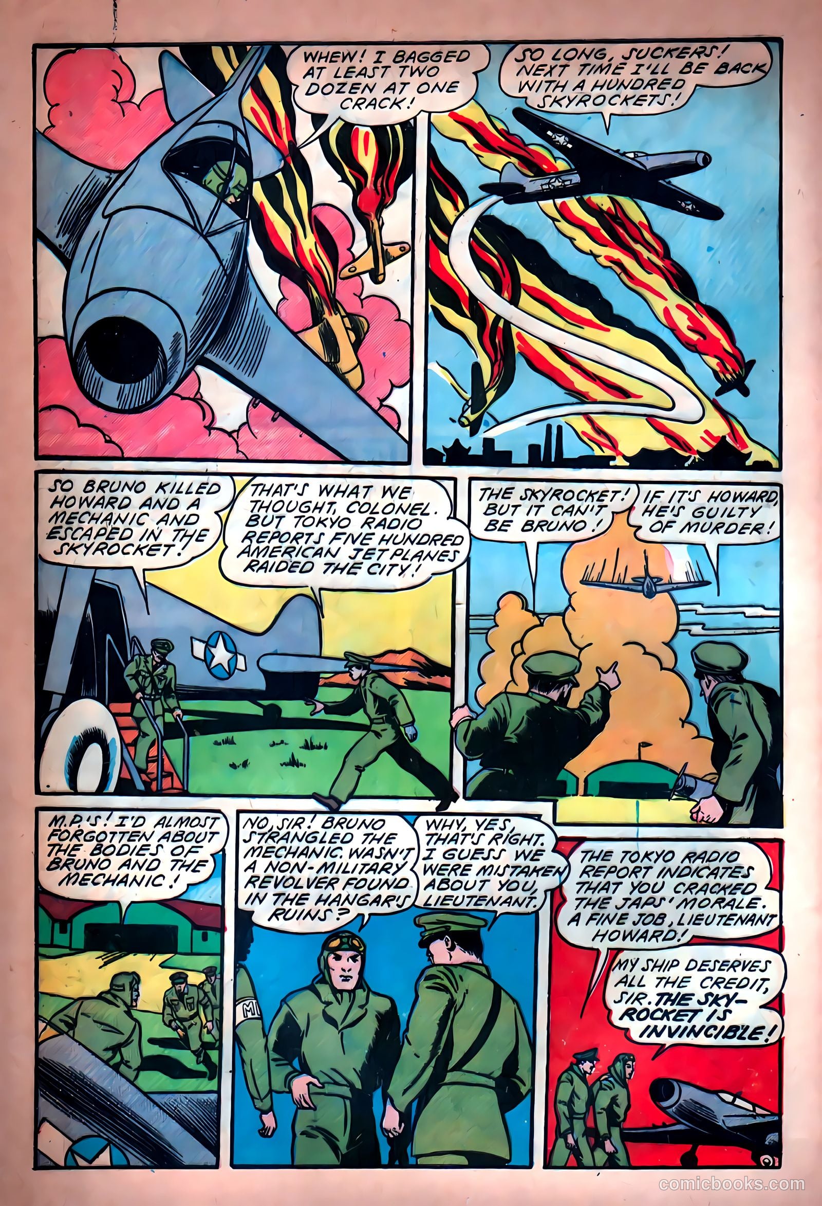 Skyrocket Comics #1 (1944) — page 10 of 53