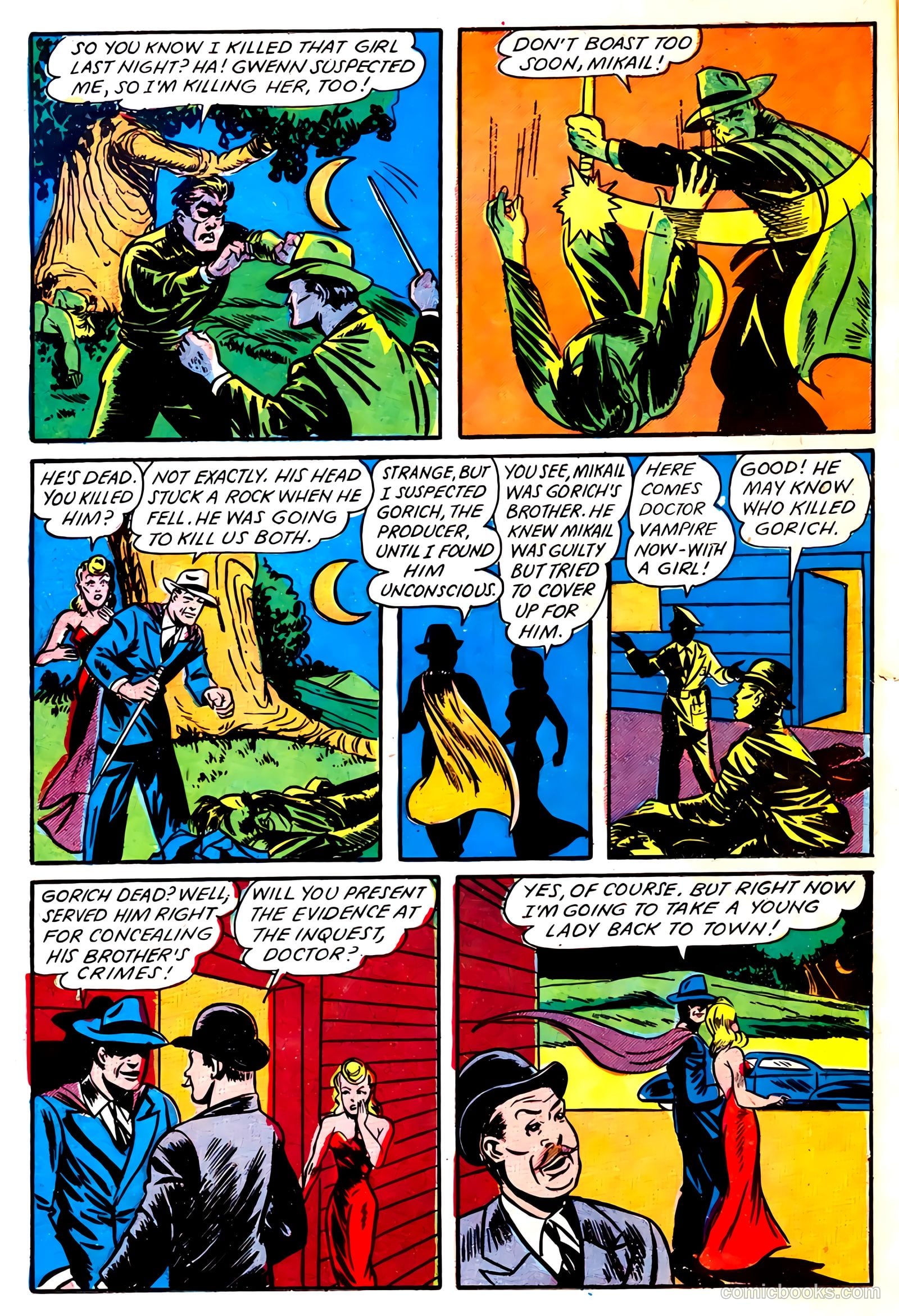 Skyrocket Comics #1 (1944) — page 36 of 53