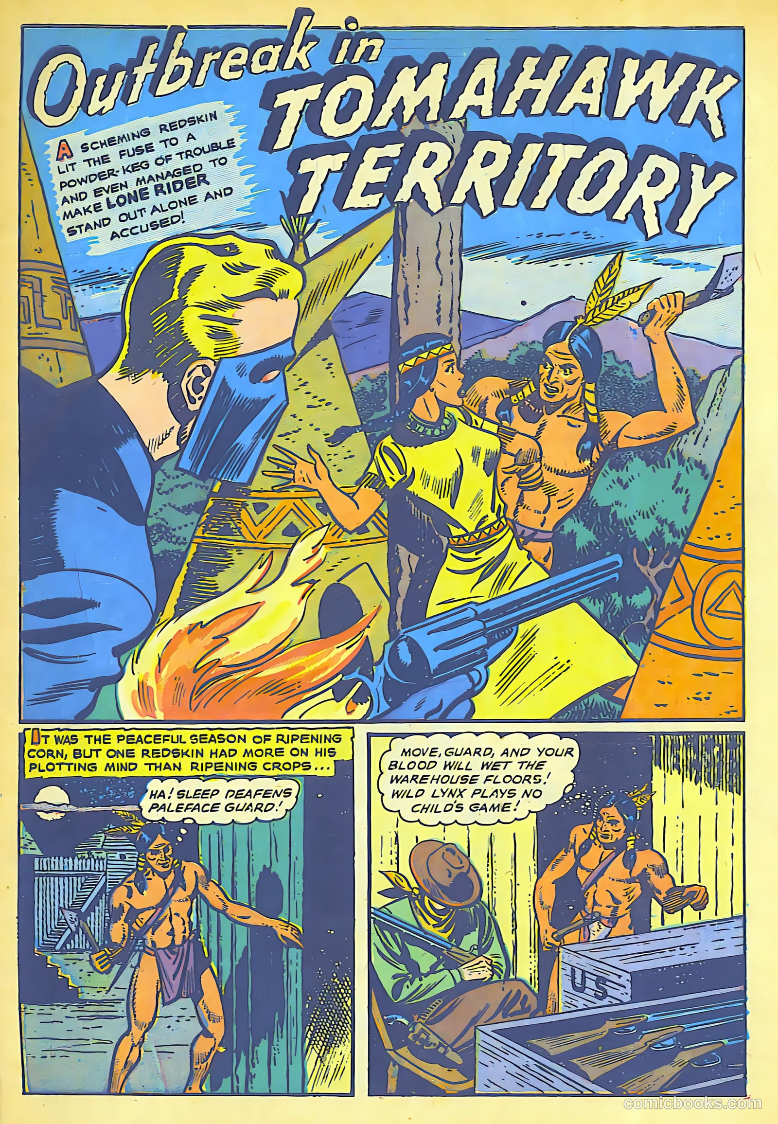 The Lone Rider #4 (1950) — page 2 of 31