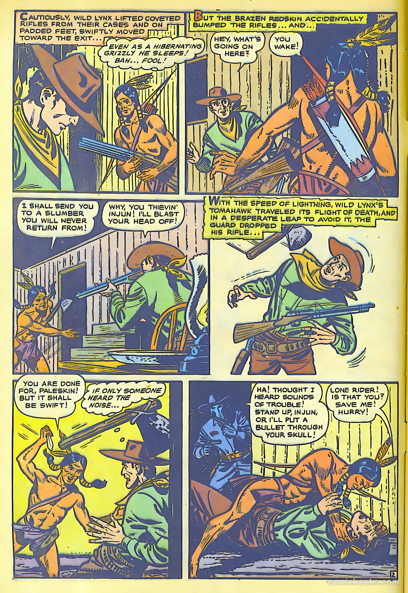 The Lone Rider #4 (1950) — page 3 of 31