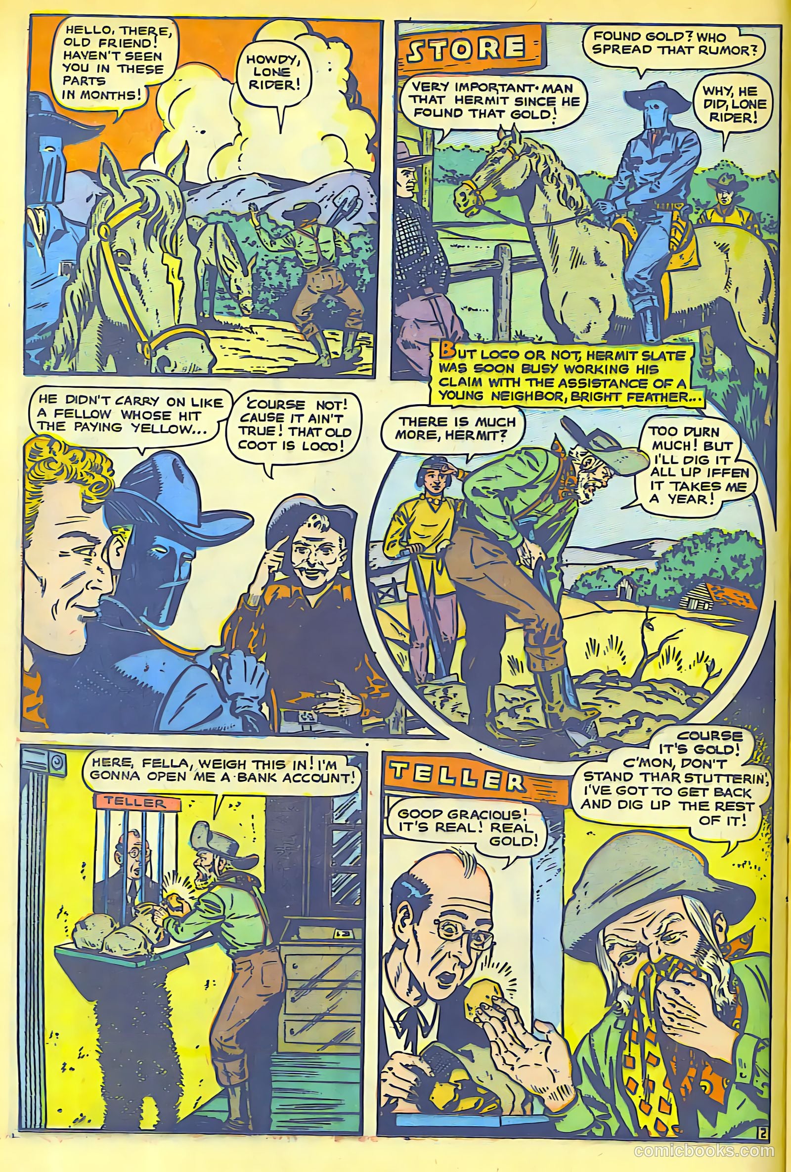 The Lone Rider #4 (1950) — page 11 of 31