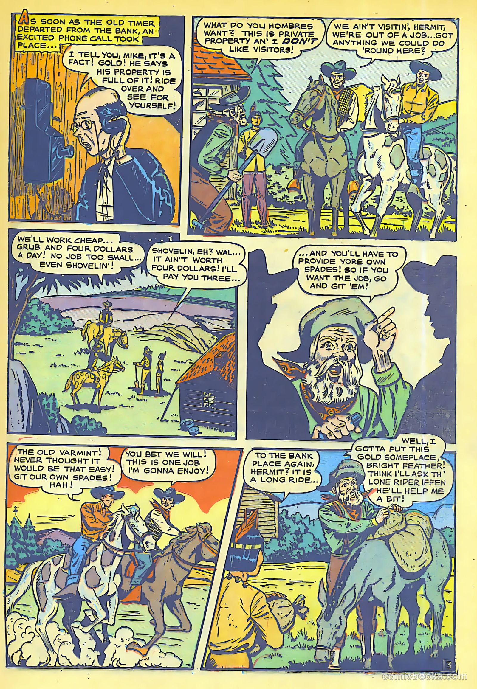 The Lone Rider #4 (1950) — page 12 of 31
