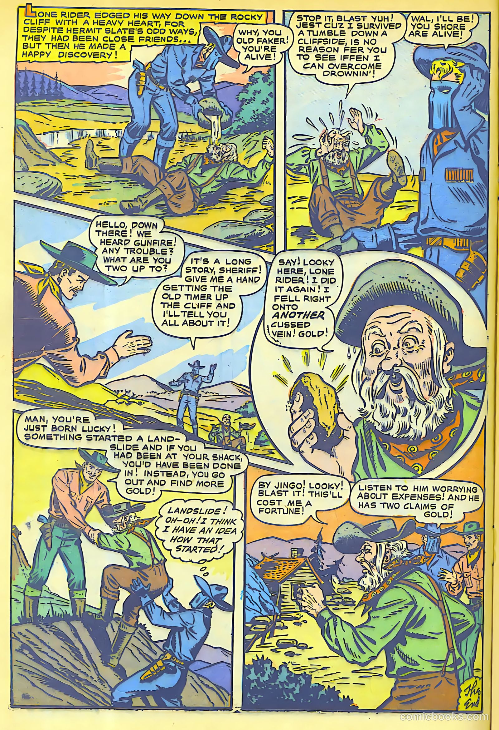 The Lone Rider #4 (1950) — page 15 of 31