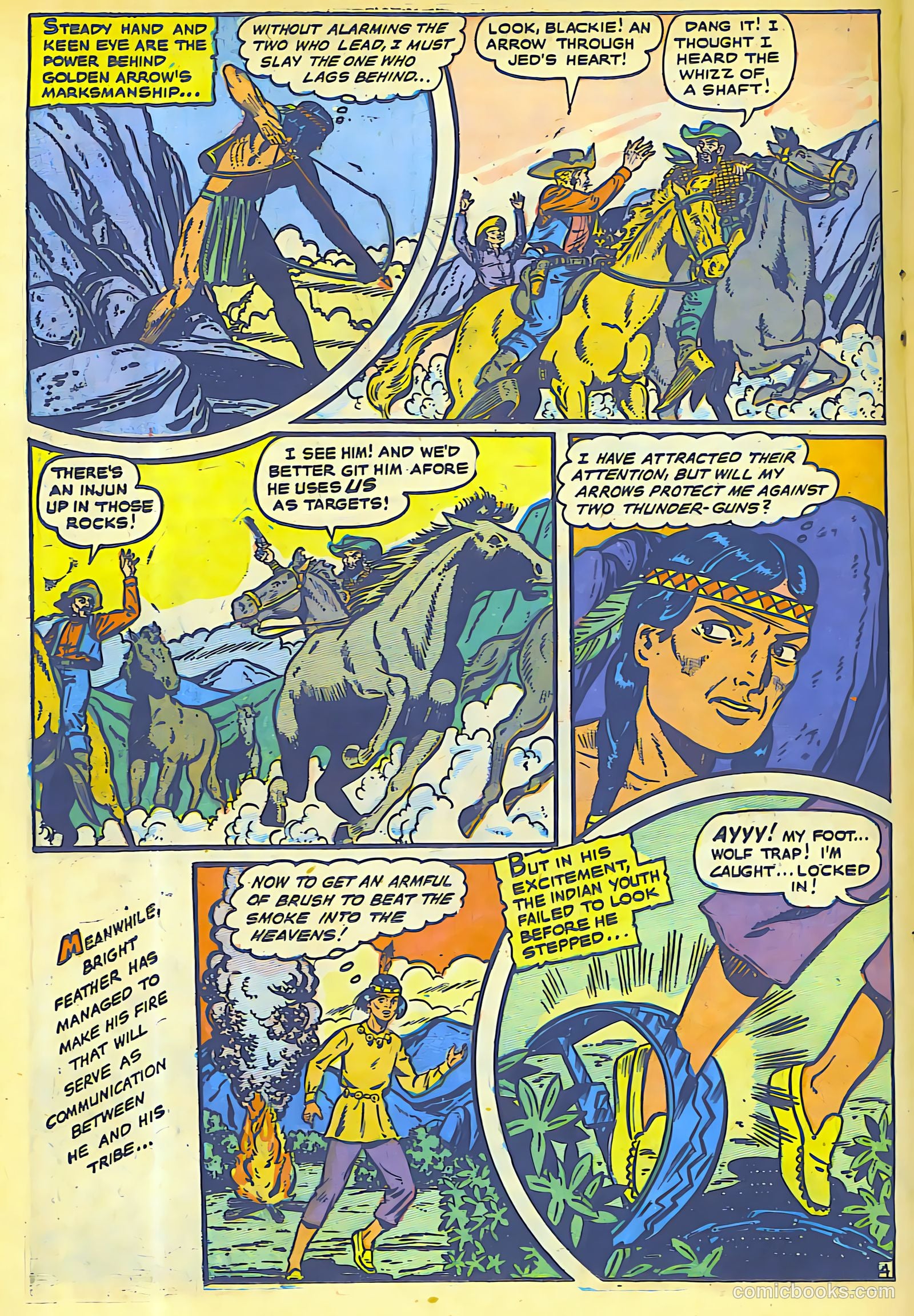 The Lone Rider #4 (1950) — page 19 of 31
