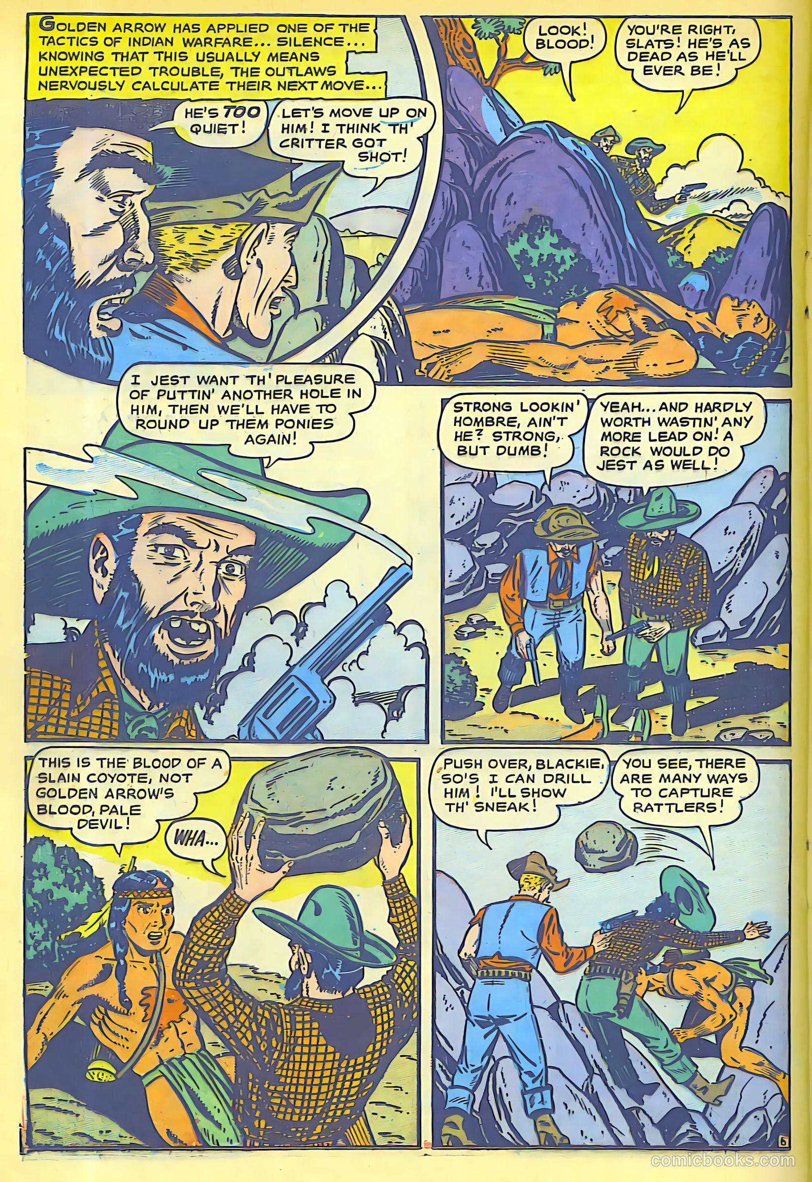 The Lone Rider #4 (1950) — page 21 of 31