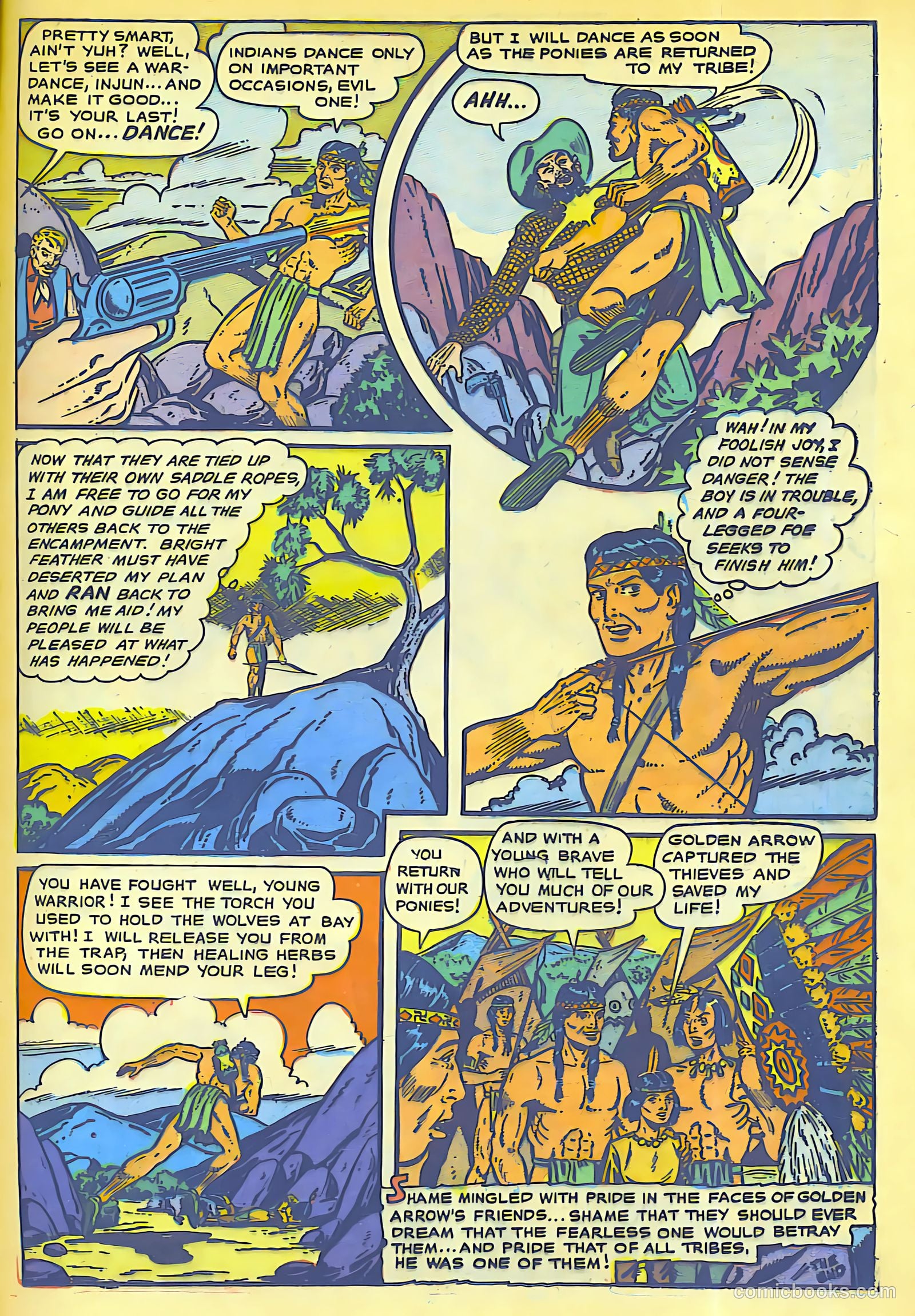 The Lone Rider #4 (1950) — page 22 of 31