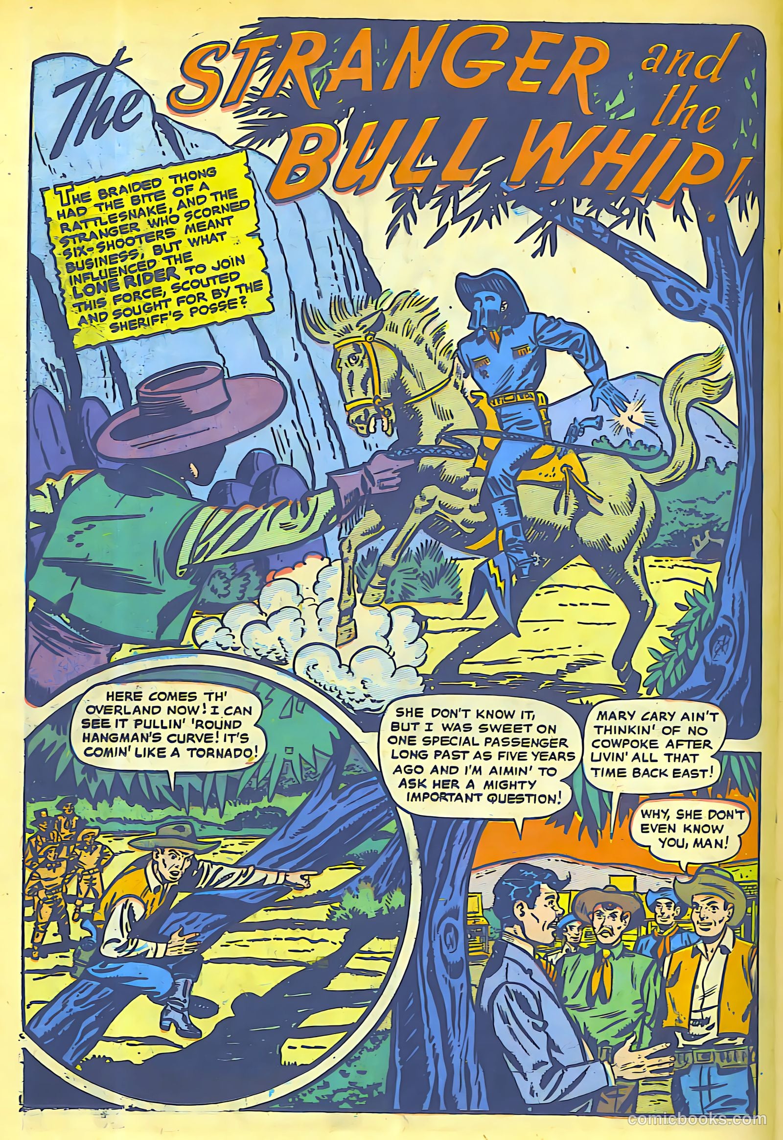 The Lone Rider #4 (1950) — page 23 of 31