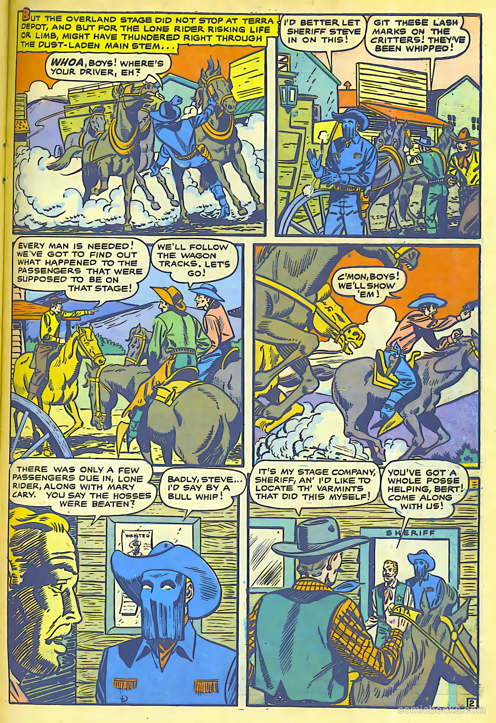 The Lone Rider #4 (1950) — page 24 of 31