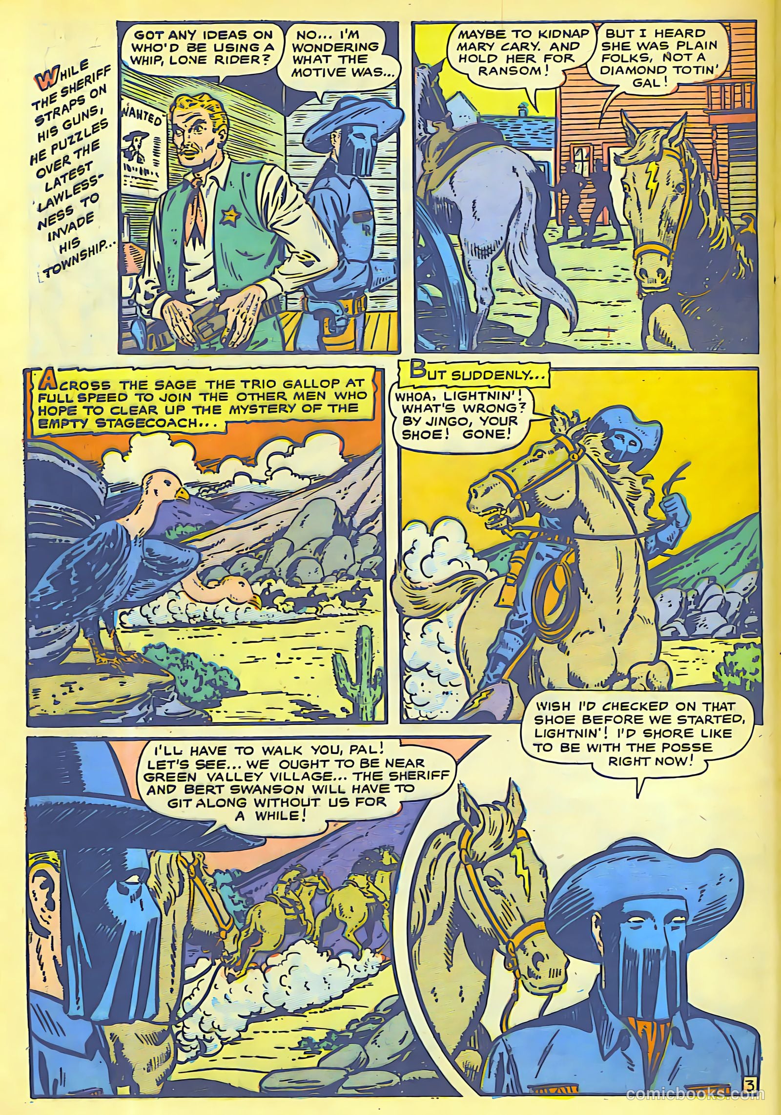 The Lone Rider #4 (1950) — page 25 of 31