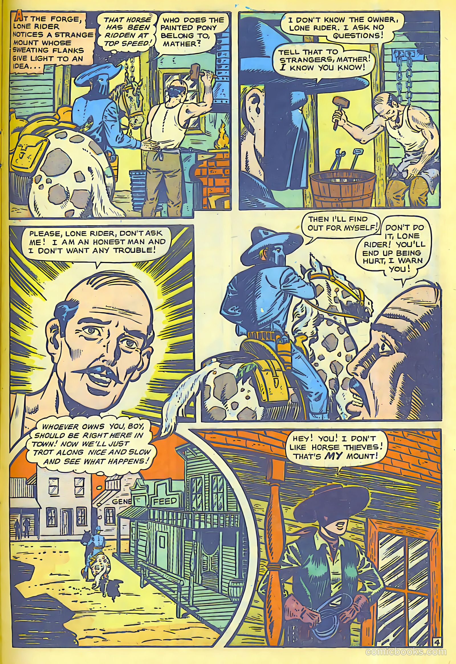 The Lone Rider #4 (1950) — page 26 of 31