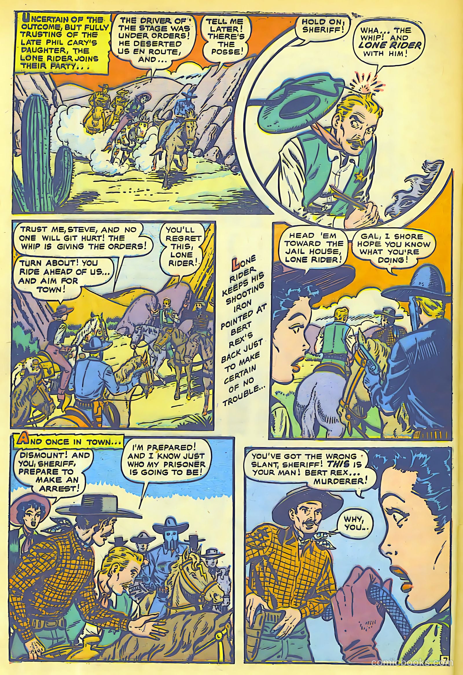 The Lone Rider #4 (1950) — page 29 of 31