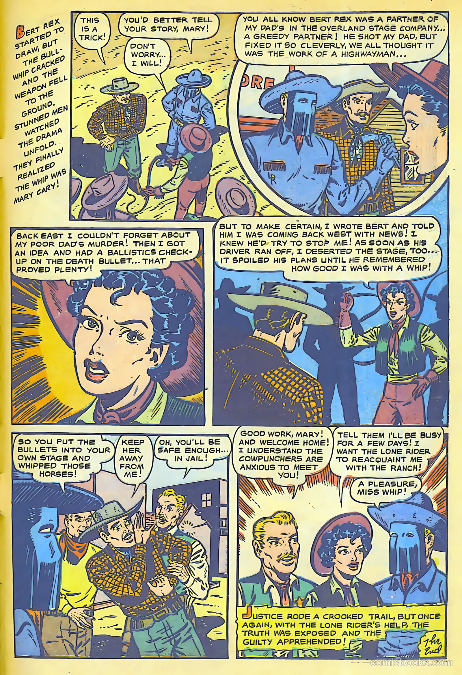 The Lone Rider #4 (1950) — page 30 of 31