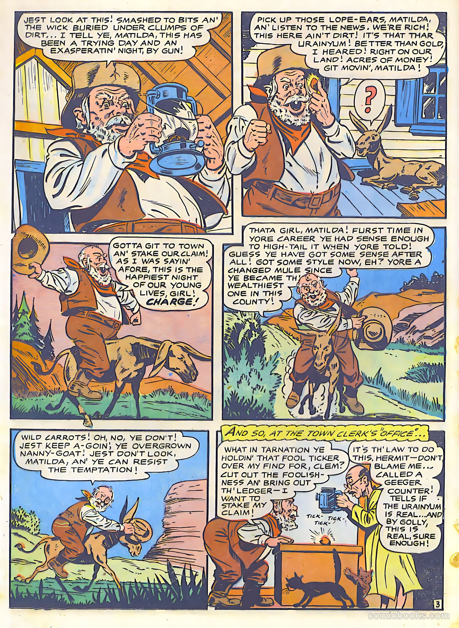 The Lone Rider #26 (1950) — page 14 of 36