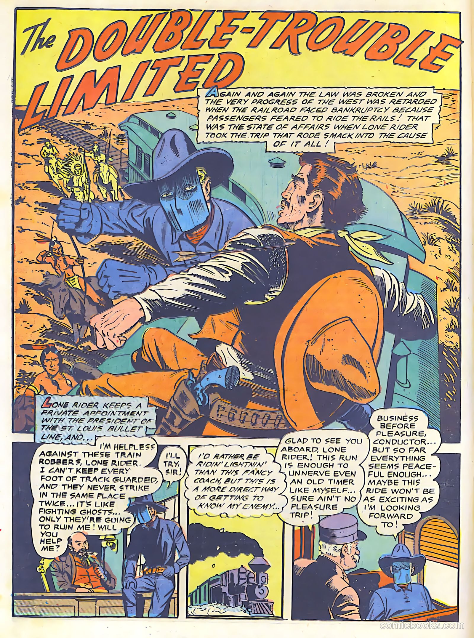The Lone Rider #26 (1950) — page 30 of 36