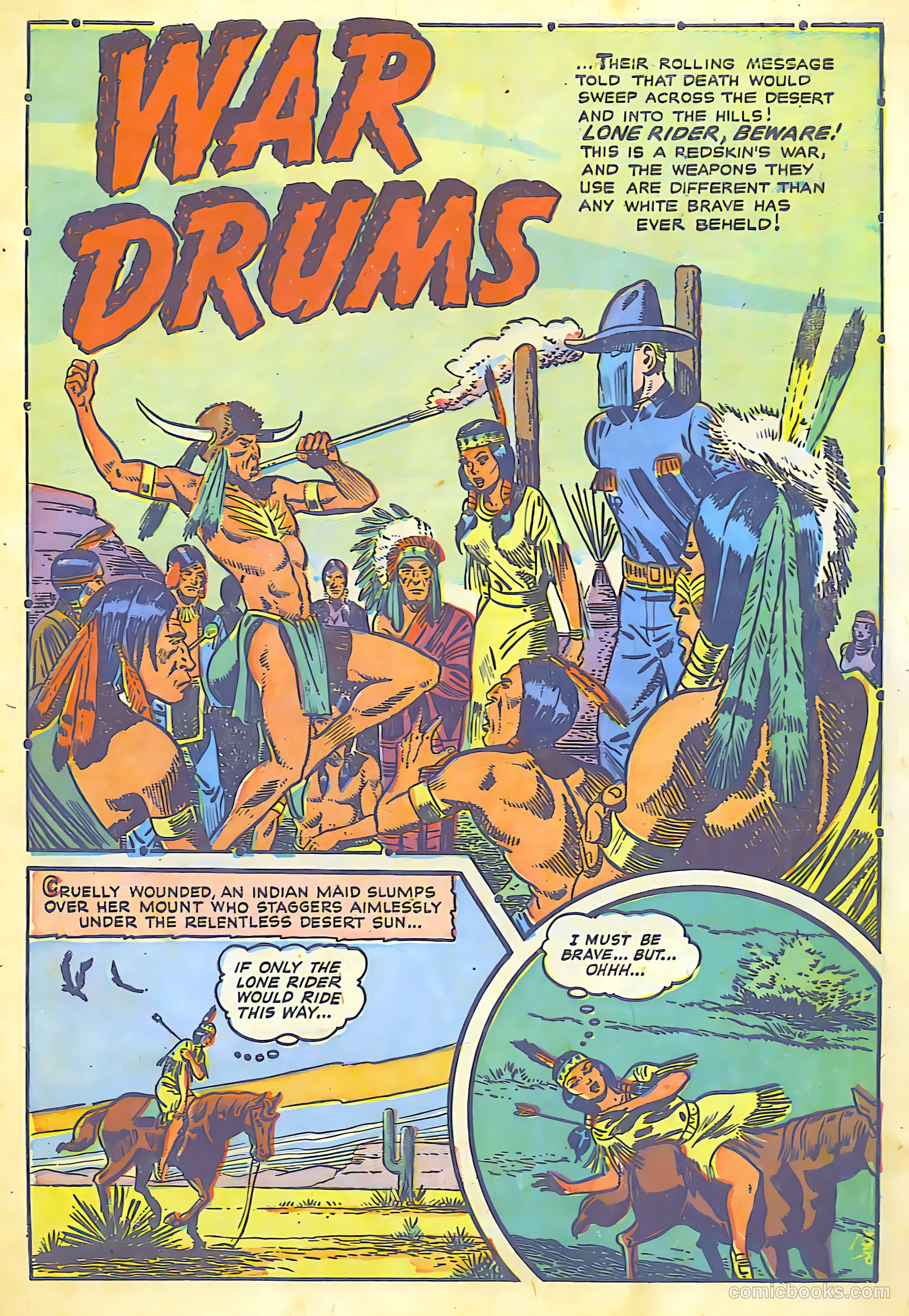 The Lone Rider #7 (1950) — page 2 of 31