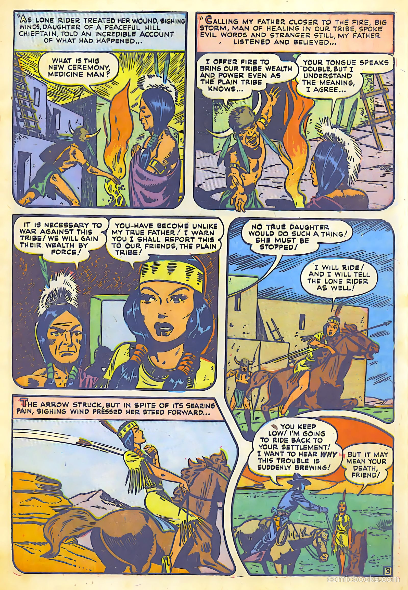 The Lone Rider #7 (1950) — page 4 of 31