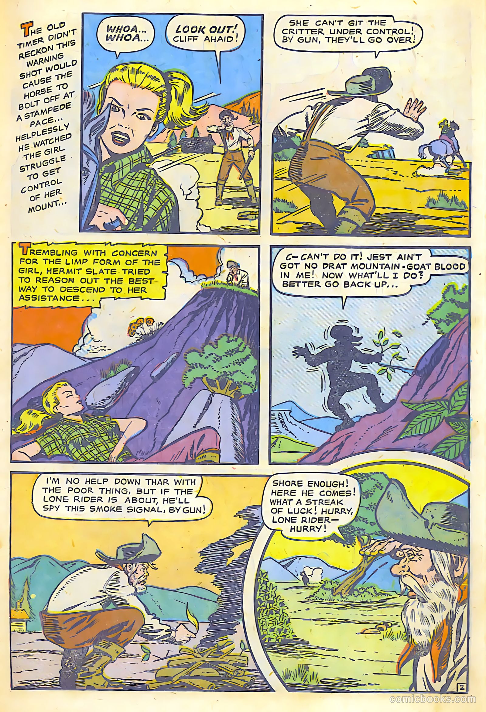 The Lone Rider #7 (1950) — page 10 of 31