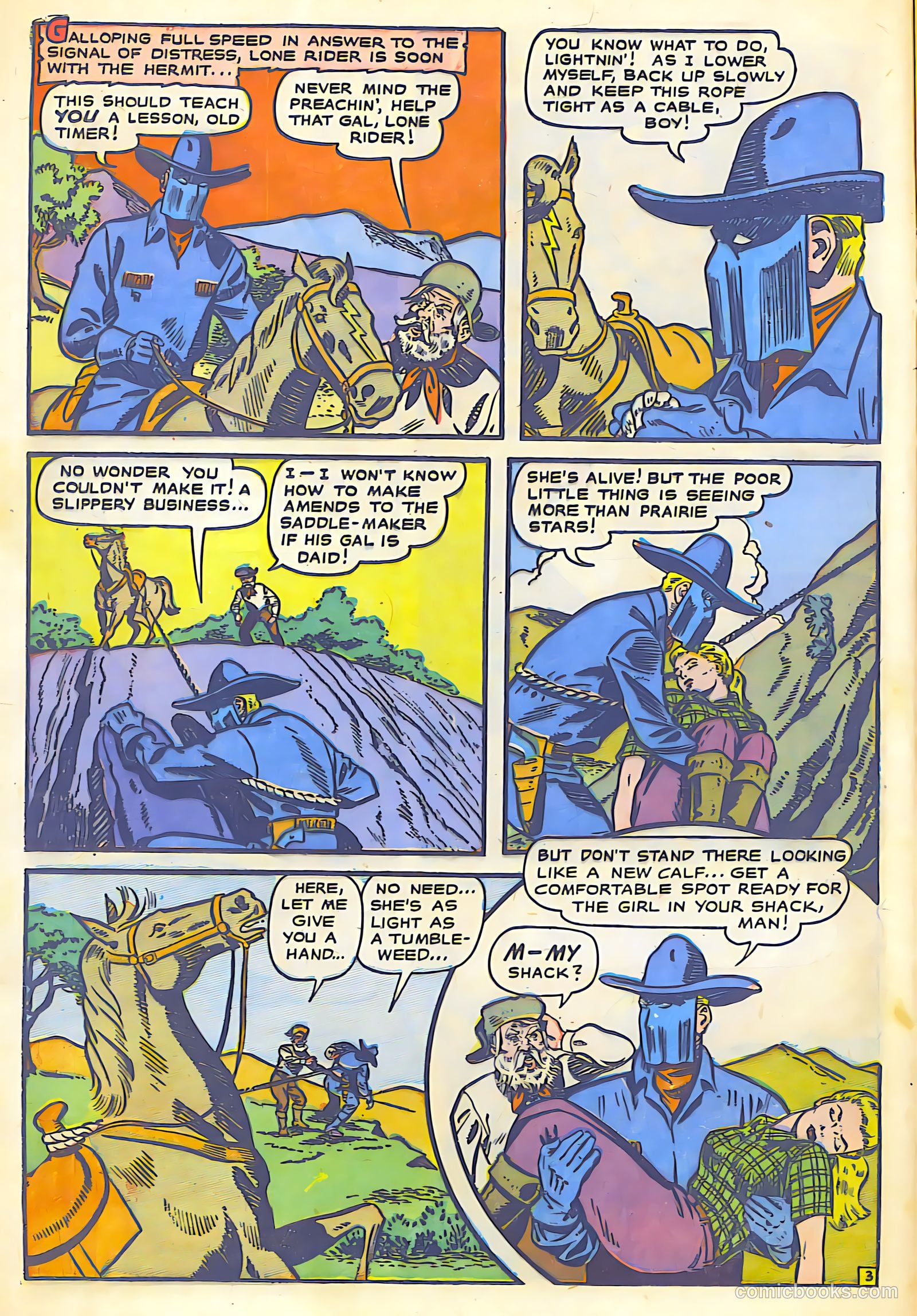 The Lone Rider #7 (1950) — page 11 of 31
