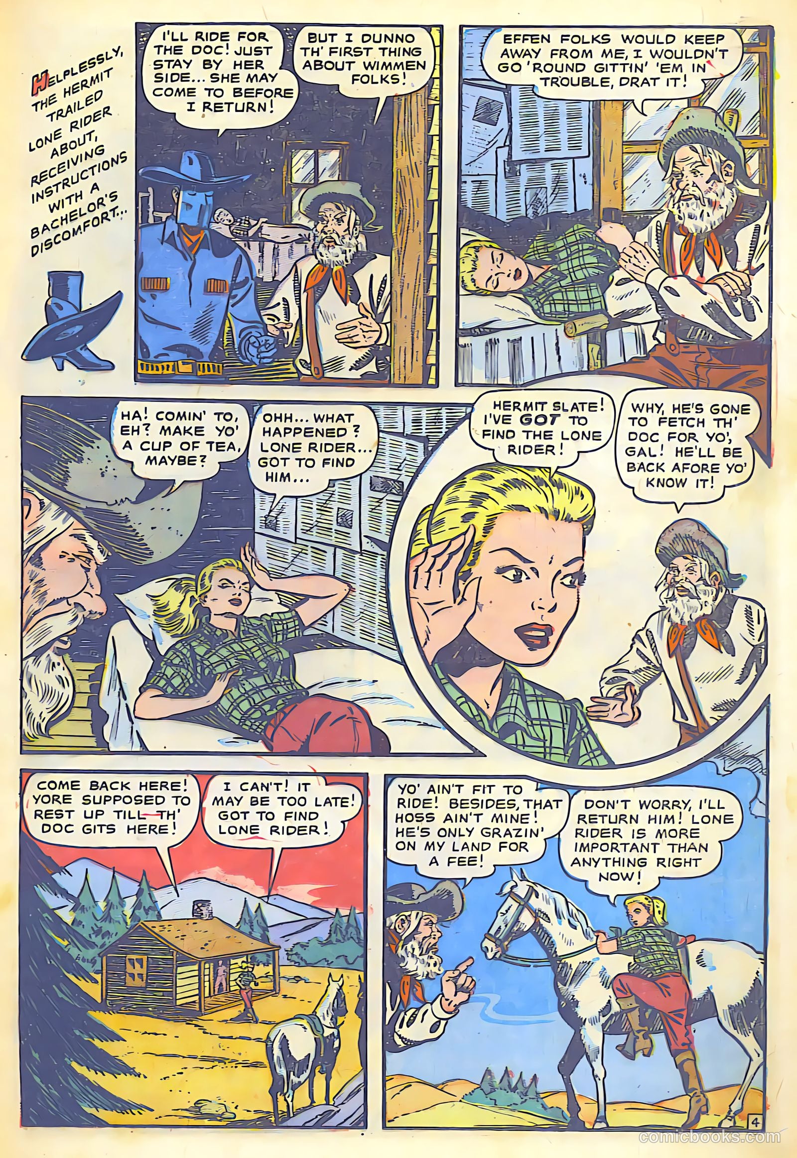 The Lone Rider #7 (1950) — page 12 of 31