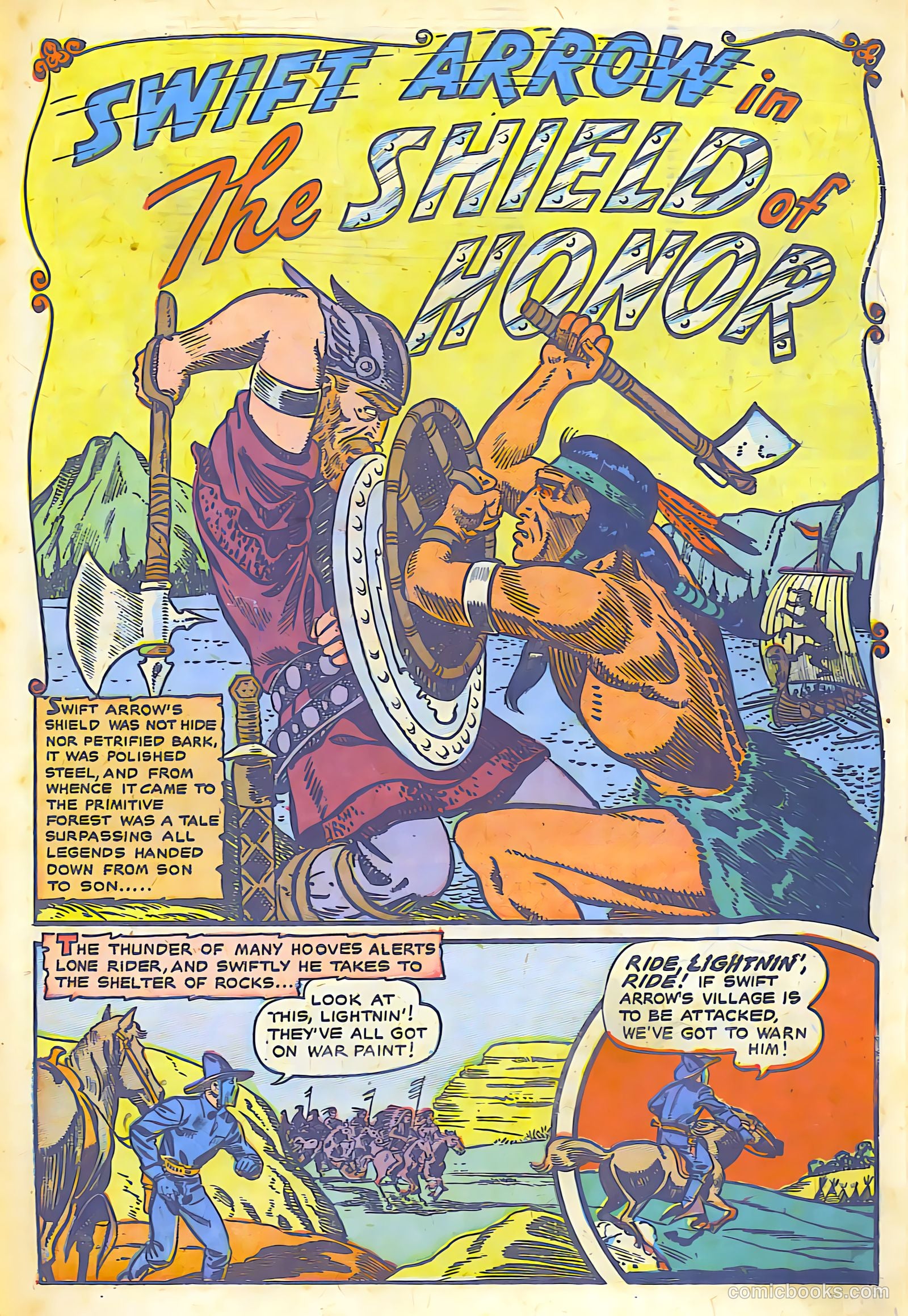 The Lone Rider #7 (1950) — page 16 of 31