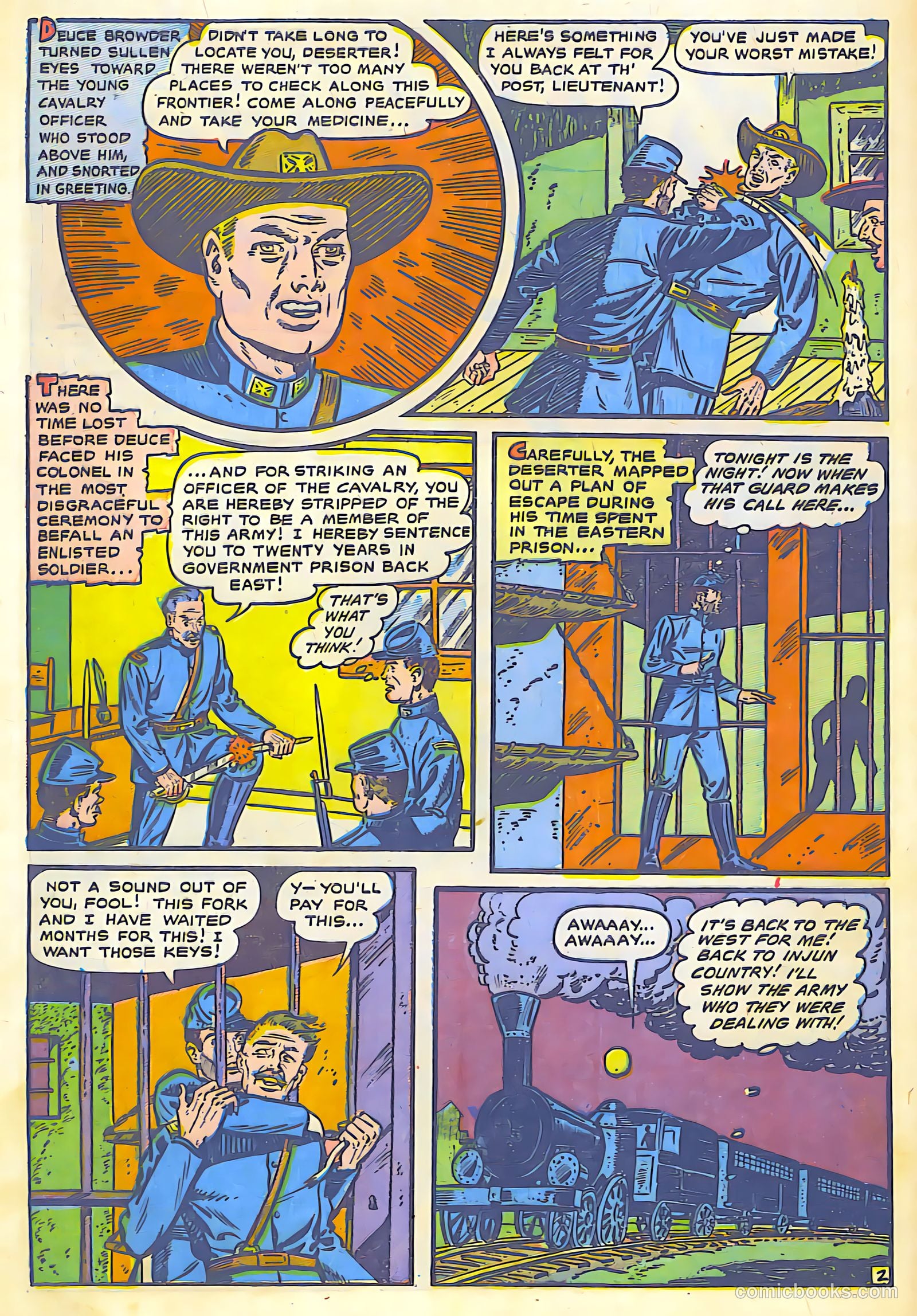 The Lone Rider #7 (1950) — page 25 of 31