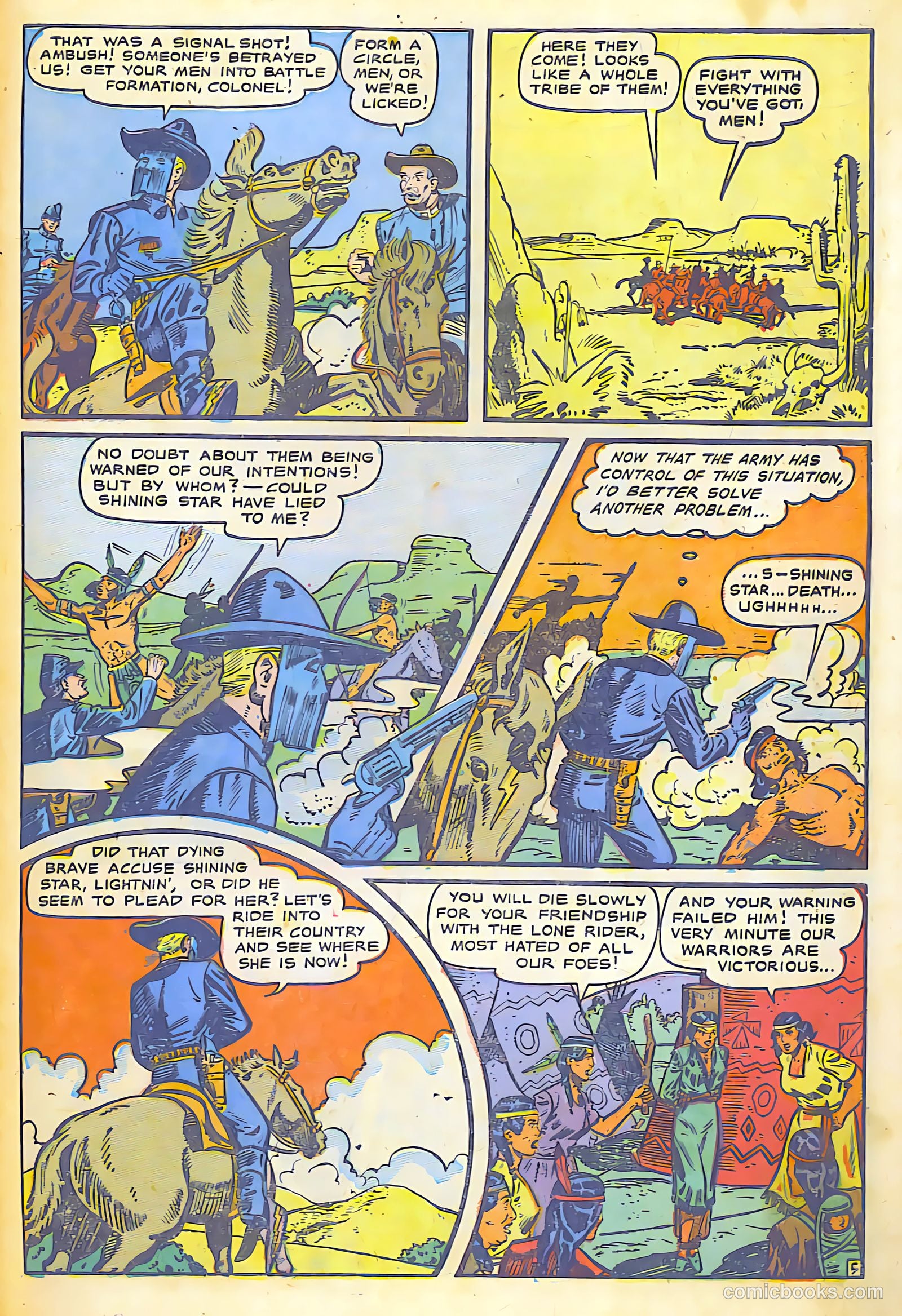 The Lone Rider #7 (1950) — page 28 of 31
