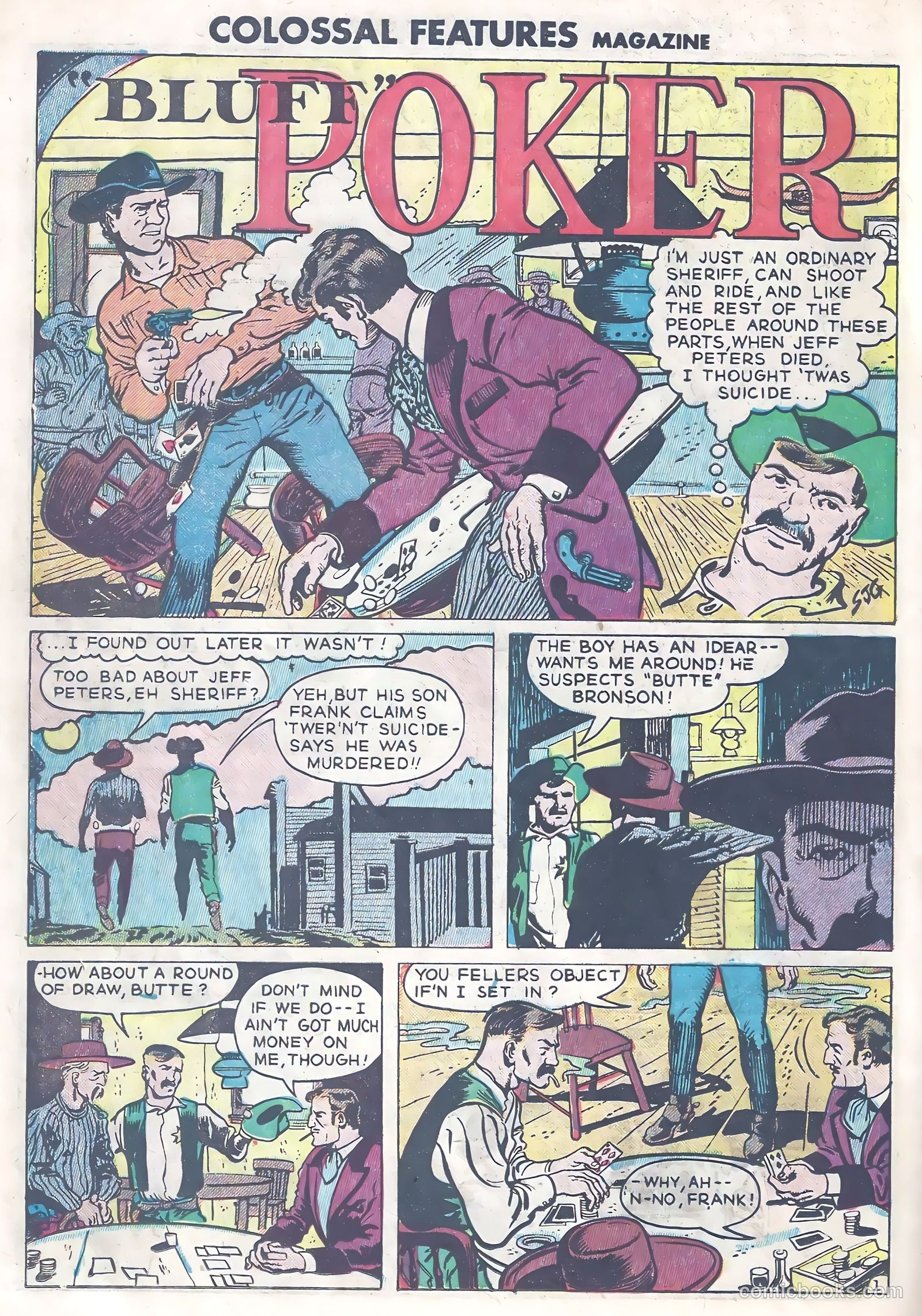 Colossal Features Magazine #1 (1950) — page 22 of 36