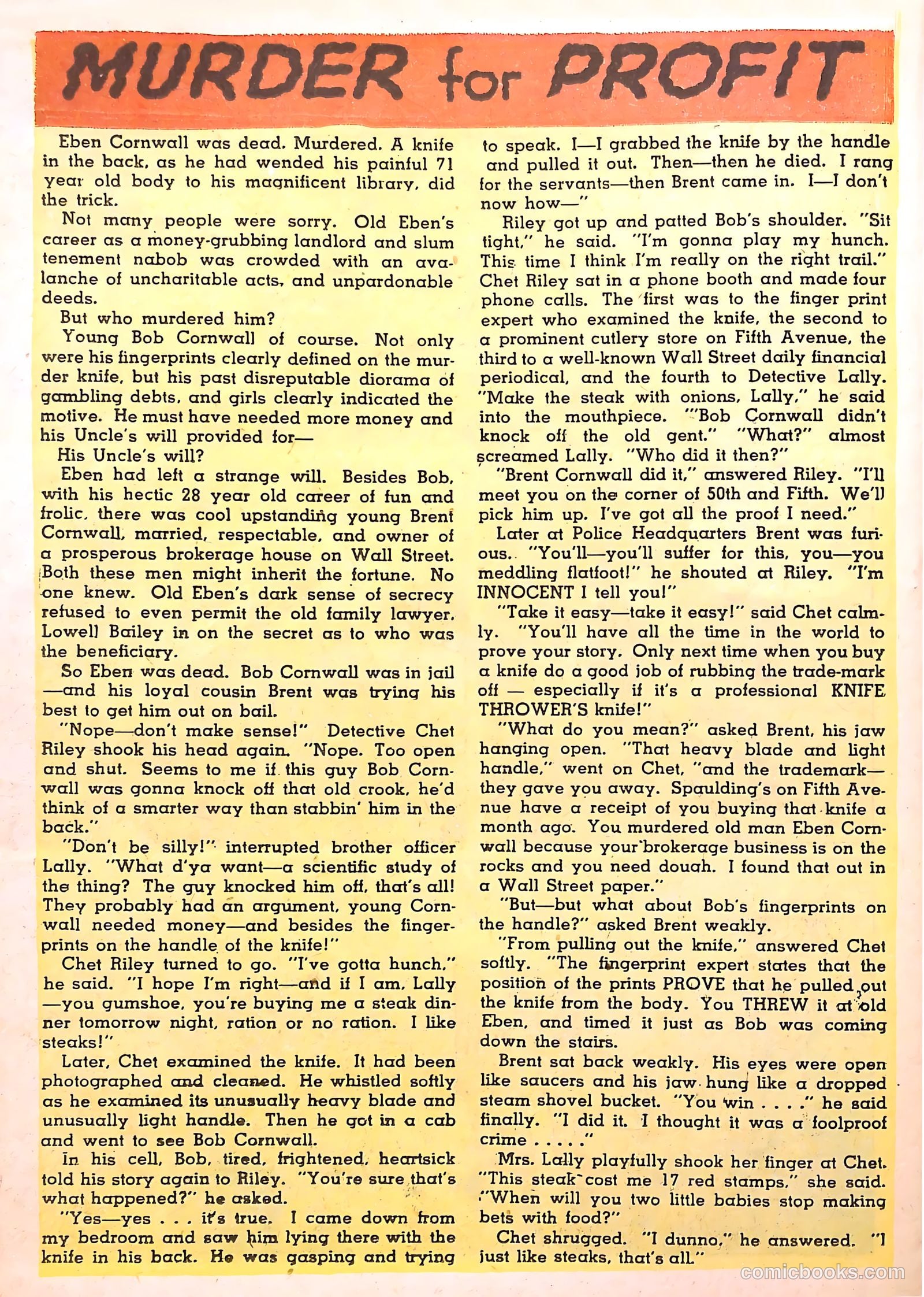 Cat-Man Comics #21 (1941) — page 40 of 60