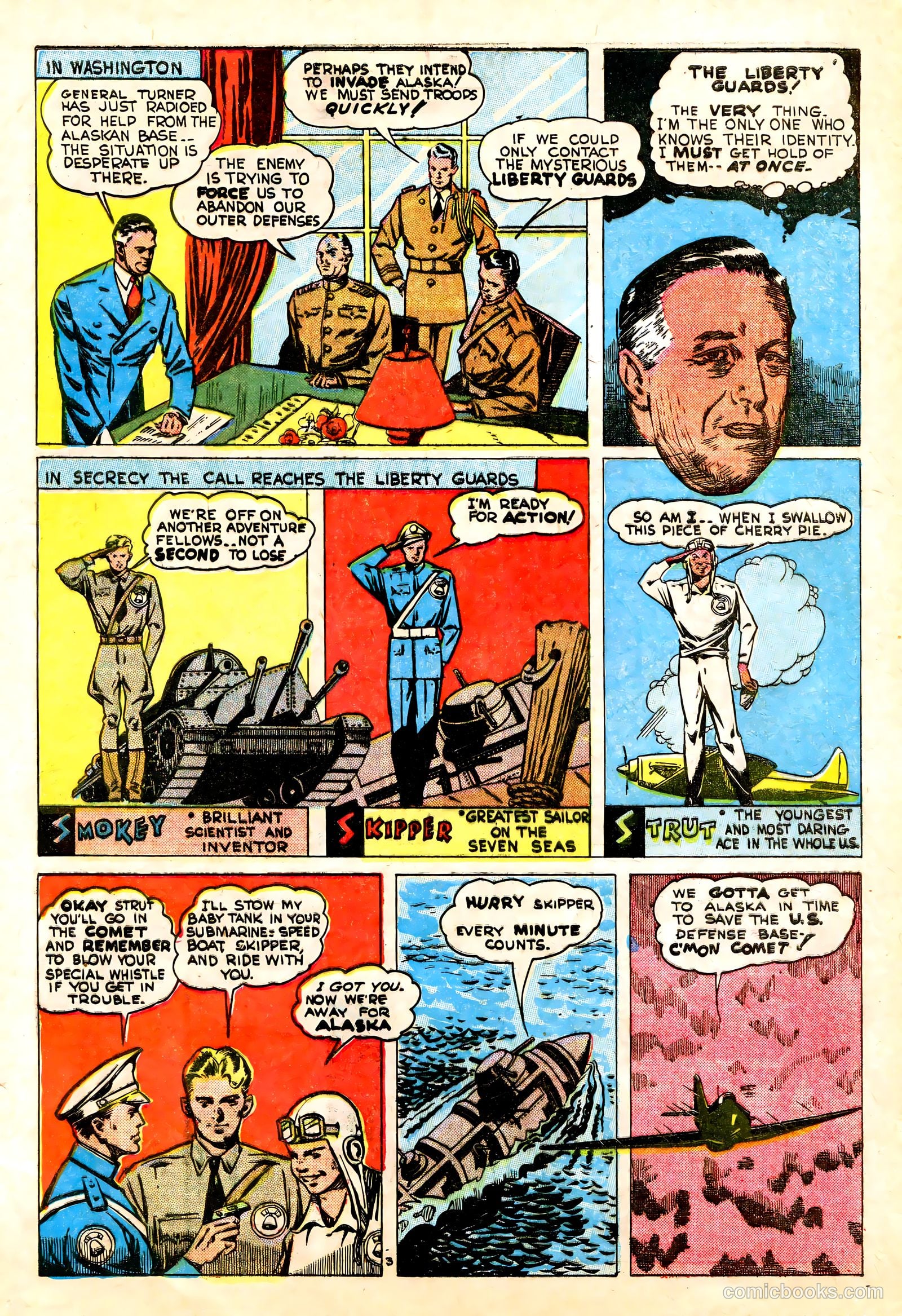 Liberty Guards Comics #nn (1942) — page 55 of 68