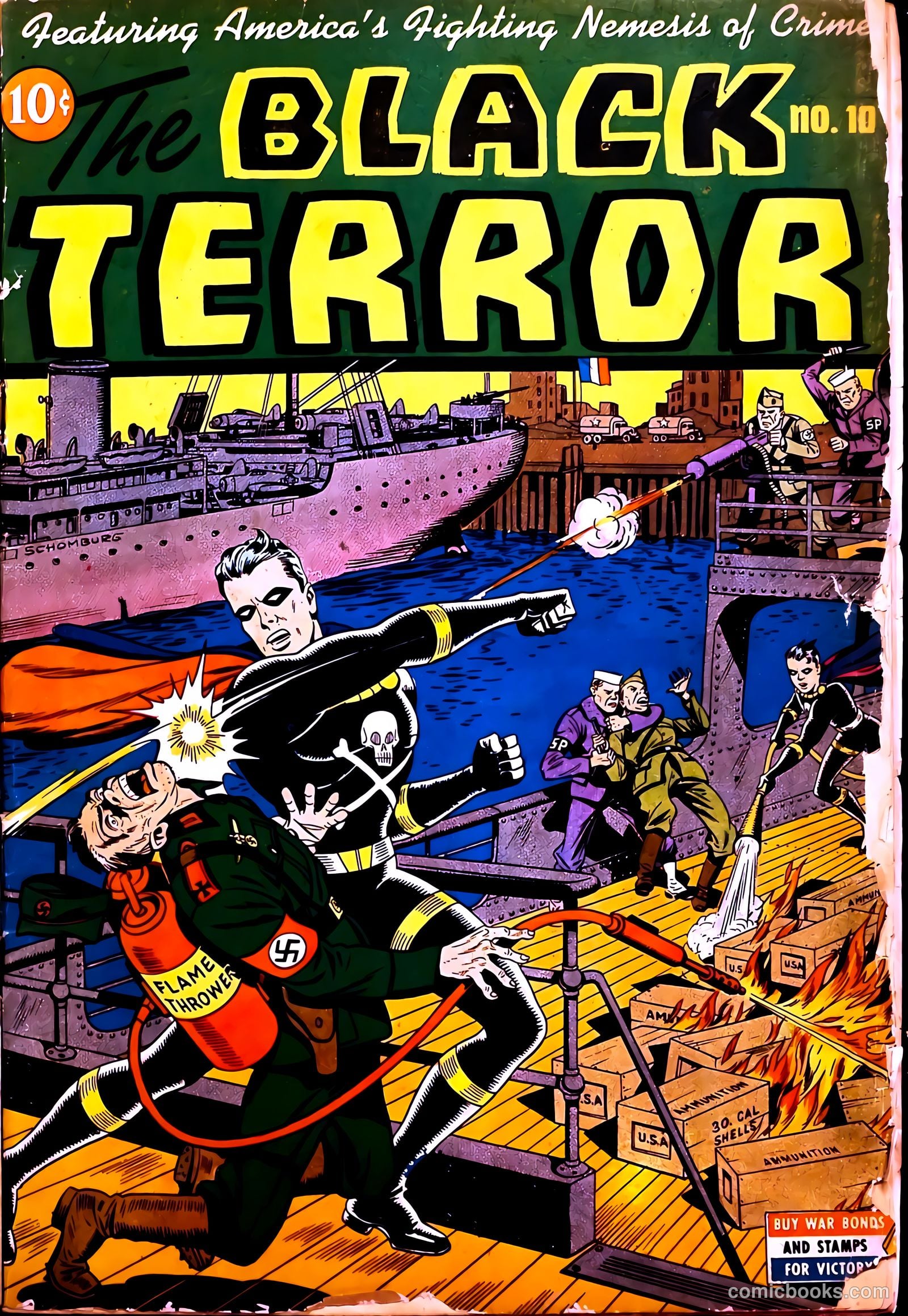 The Black Terror #10 cover
