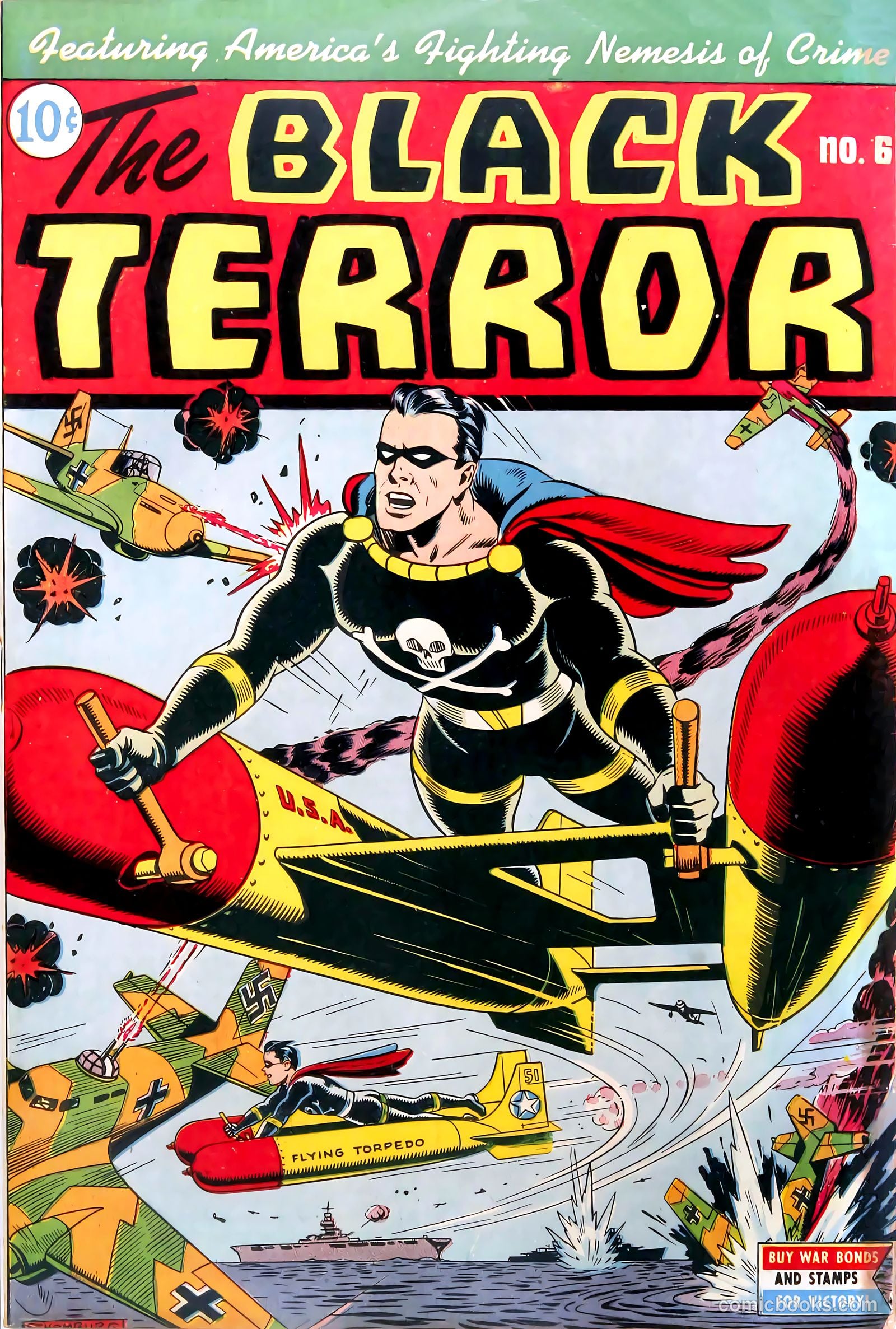 The Black Terror #6 cover