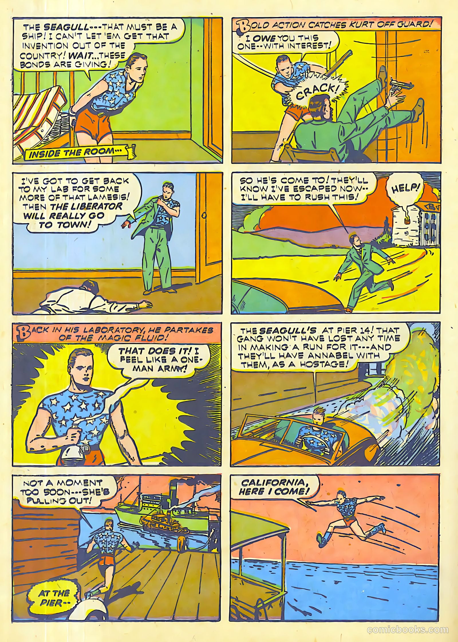 Exciting Comics #15 (1940) — page 24 of 66