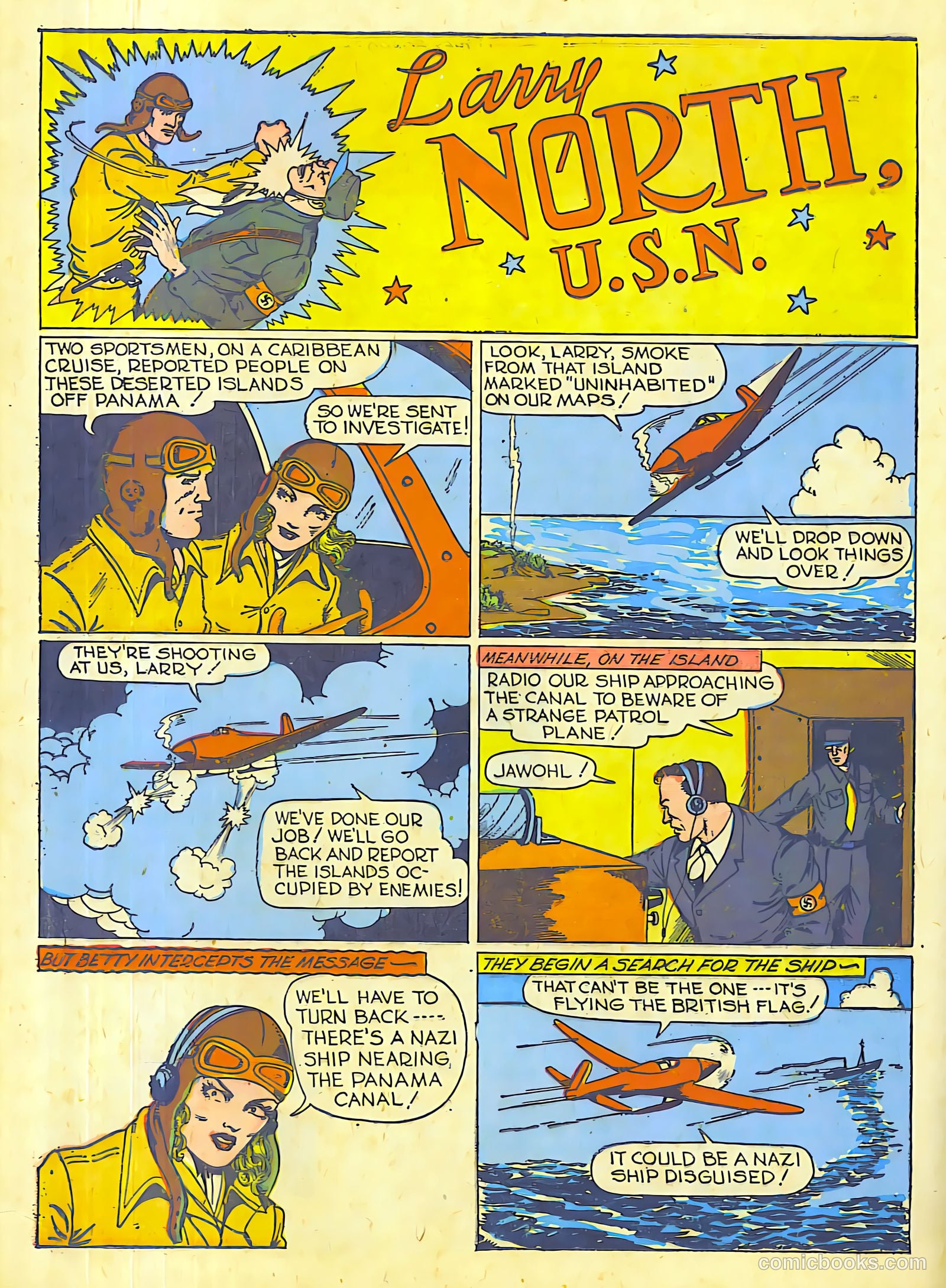 Exciting Comics #15 (1940) — page 36 of 66
