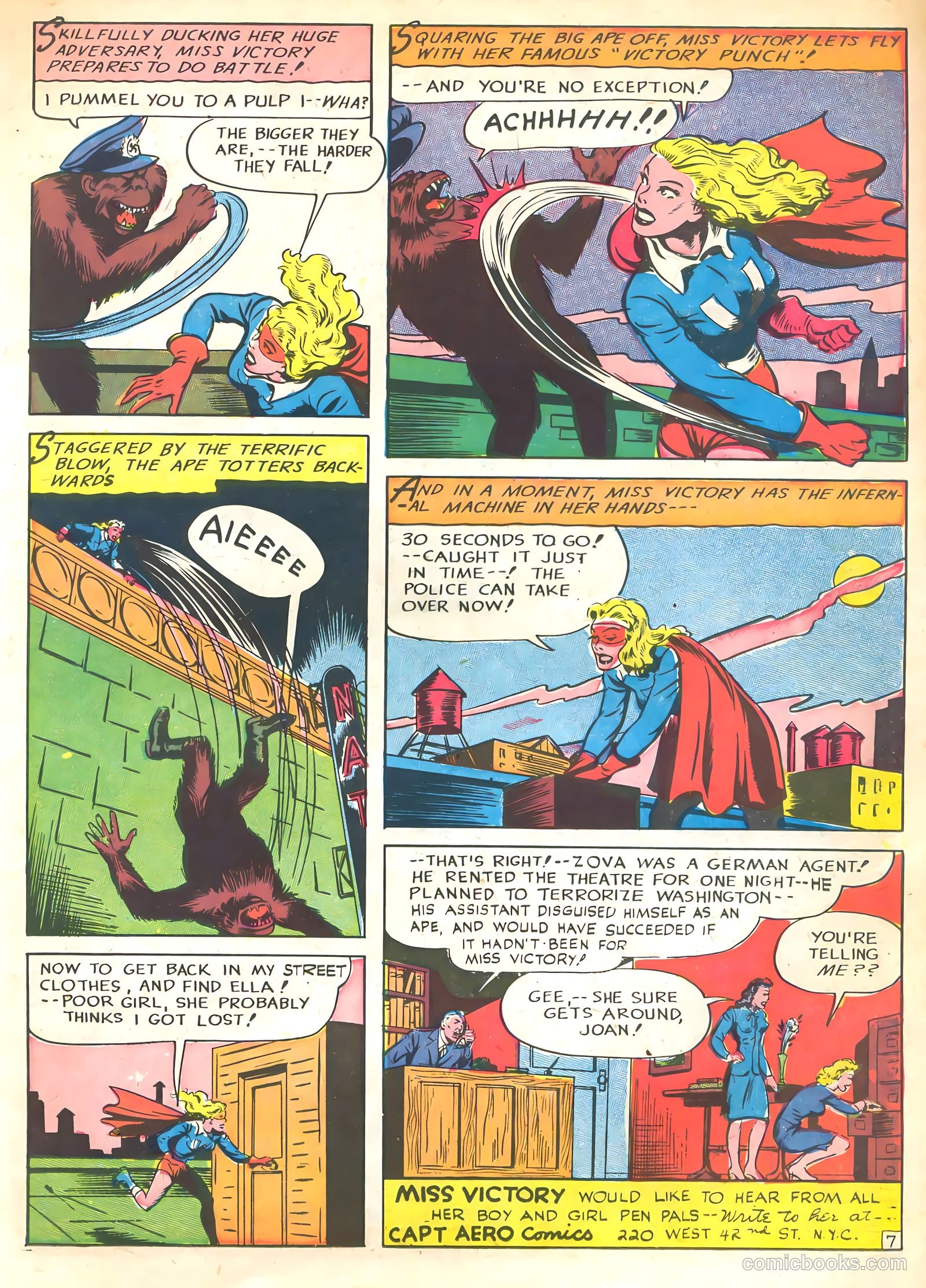 Captain Aero Comics #15 (1941) — page 17 of 52