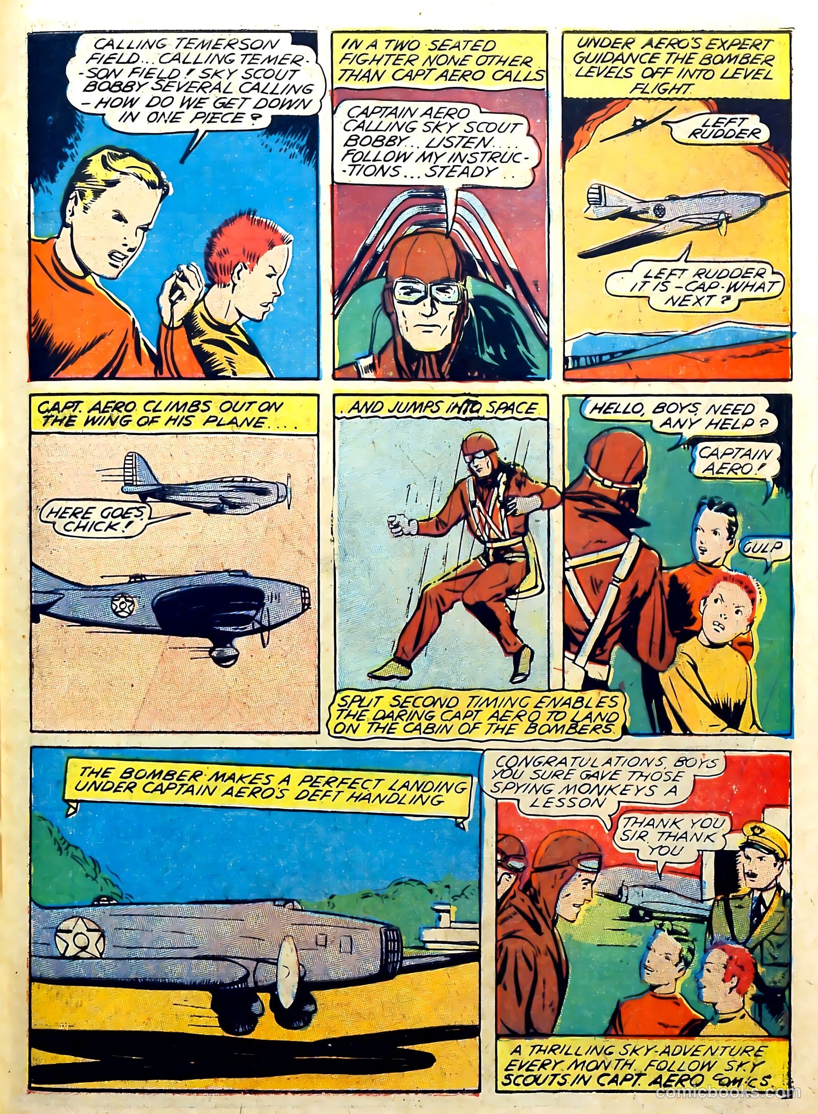 Captain Aero Comics #3 (1941) — page 51 of 68