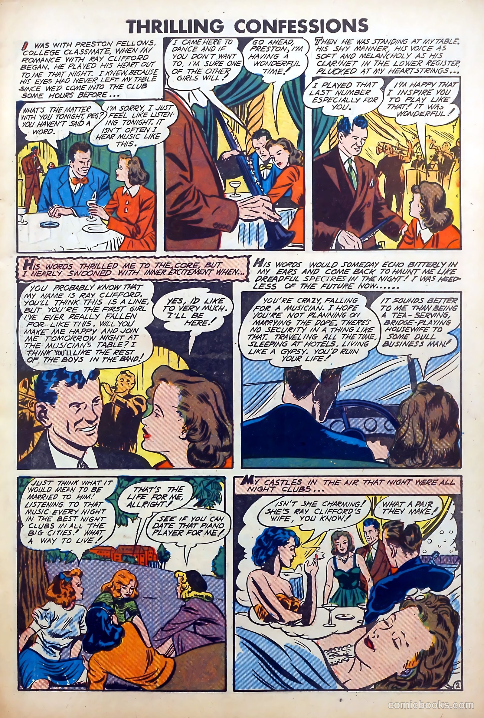 My Past Thrilling Confessions #7 (1950) — page 3 of 36