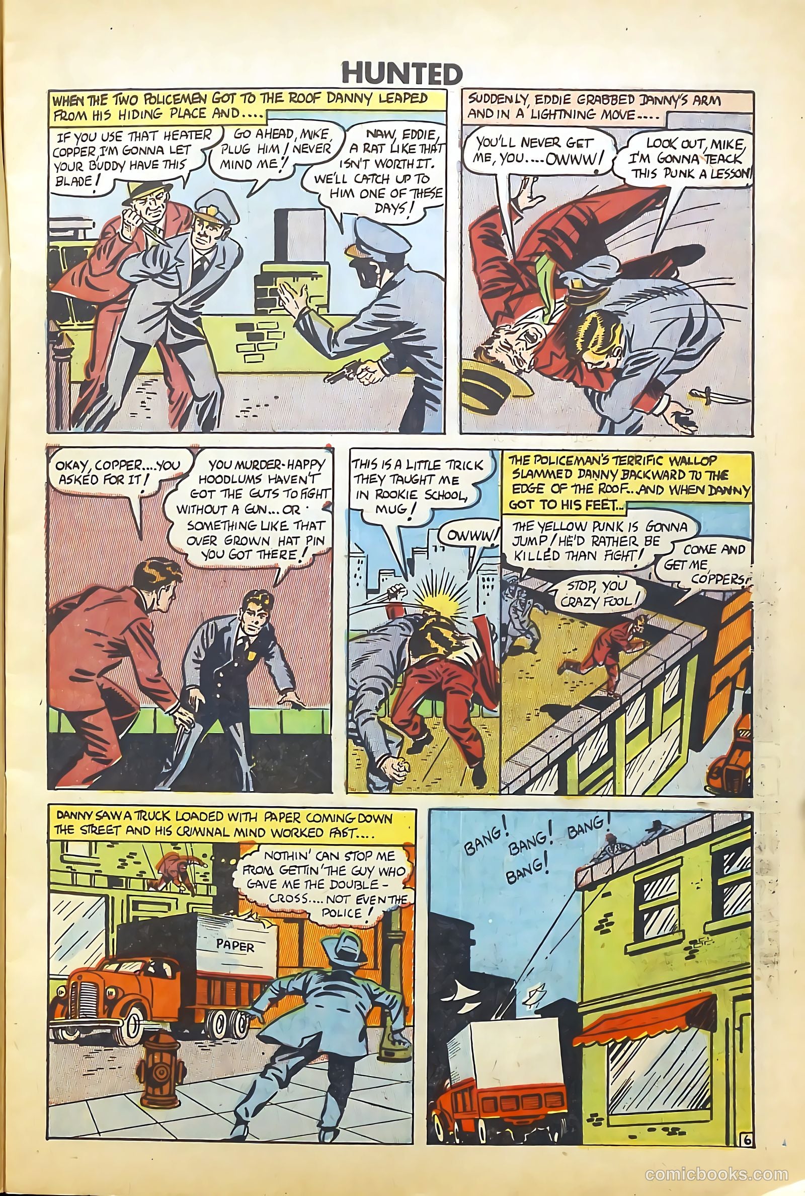 Hunted #1 (1950) — page 7 of 36