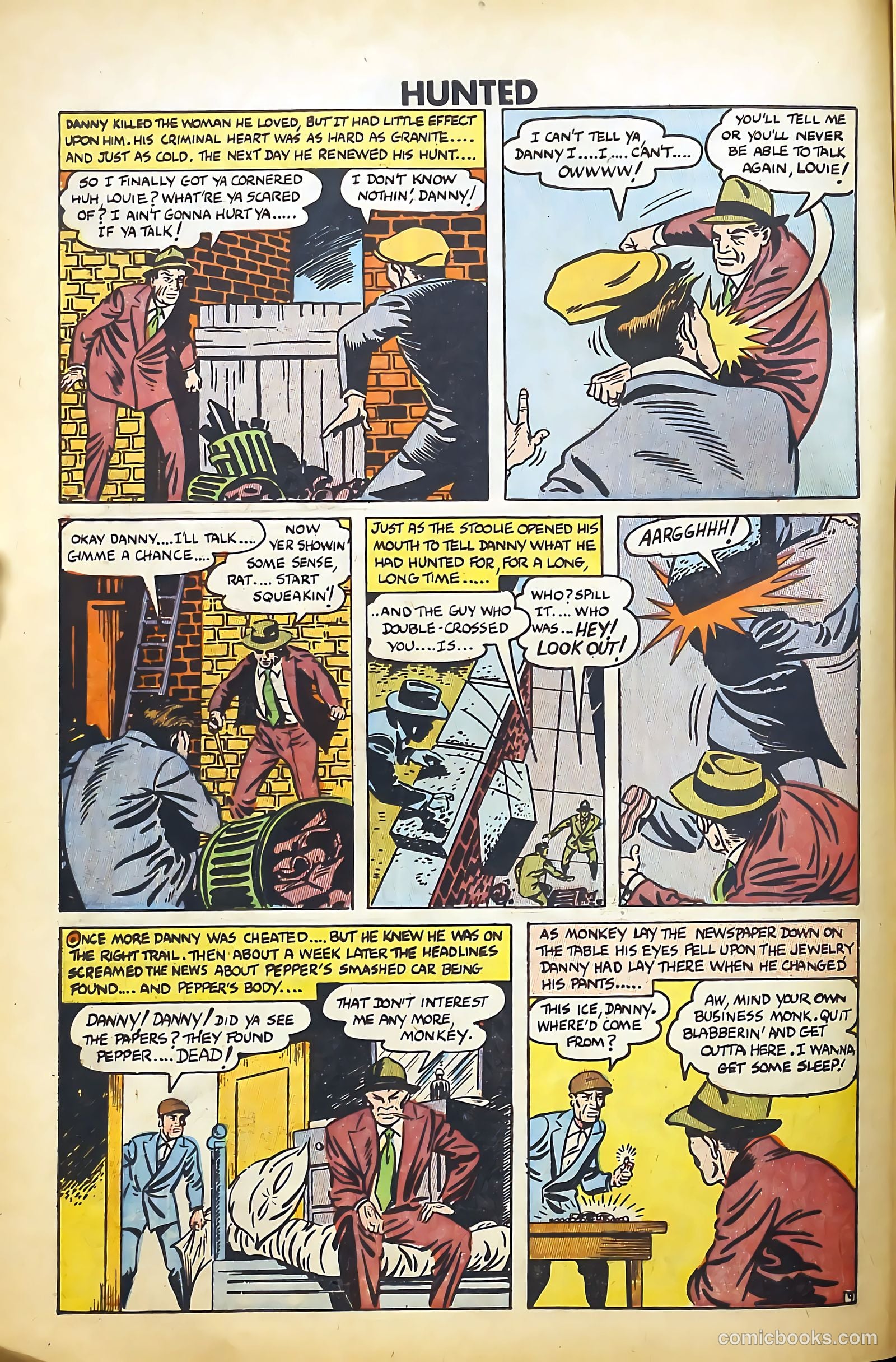 Hunted #1 (1950) — page 10 of 36