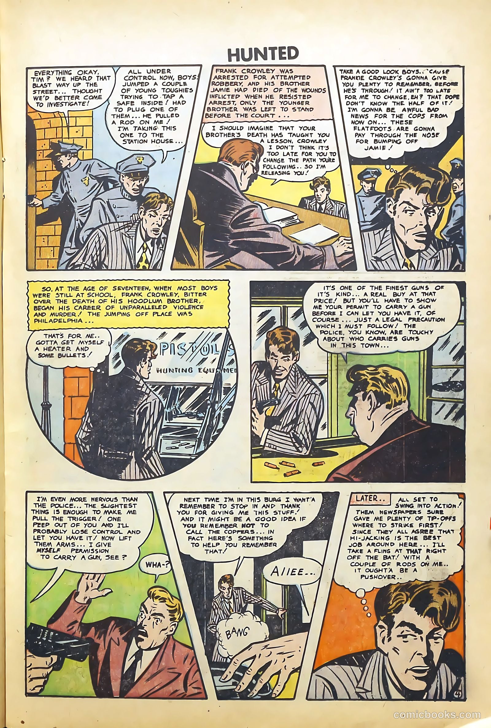 Hunted #1 (1950) — page 15 of 36