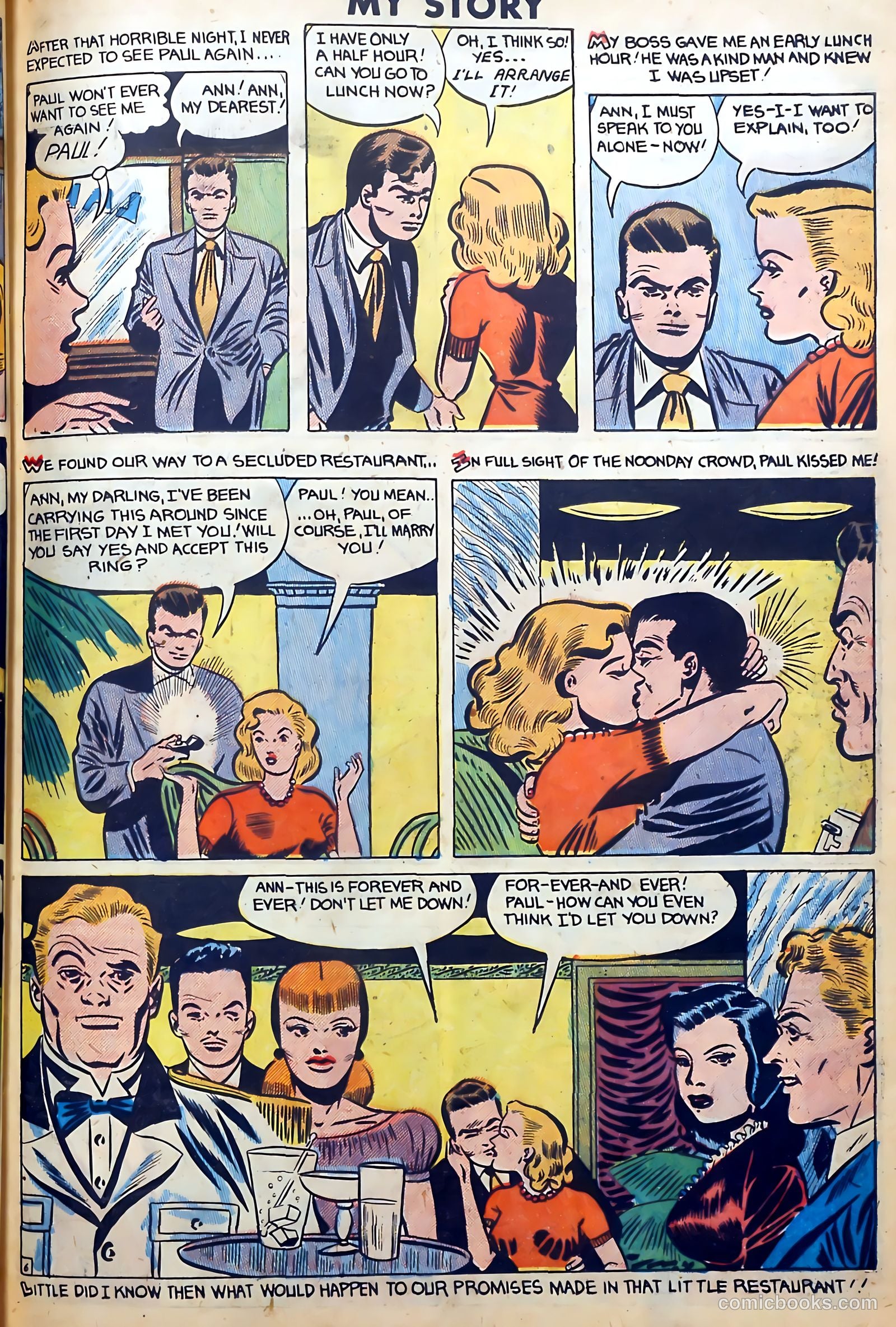 Romantic Thrills #1 (1950) — page 39 of 132